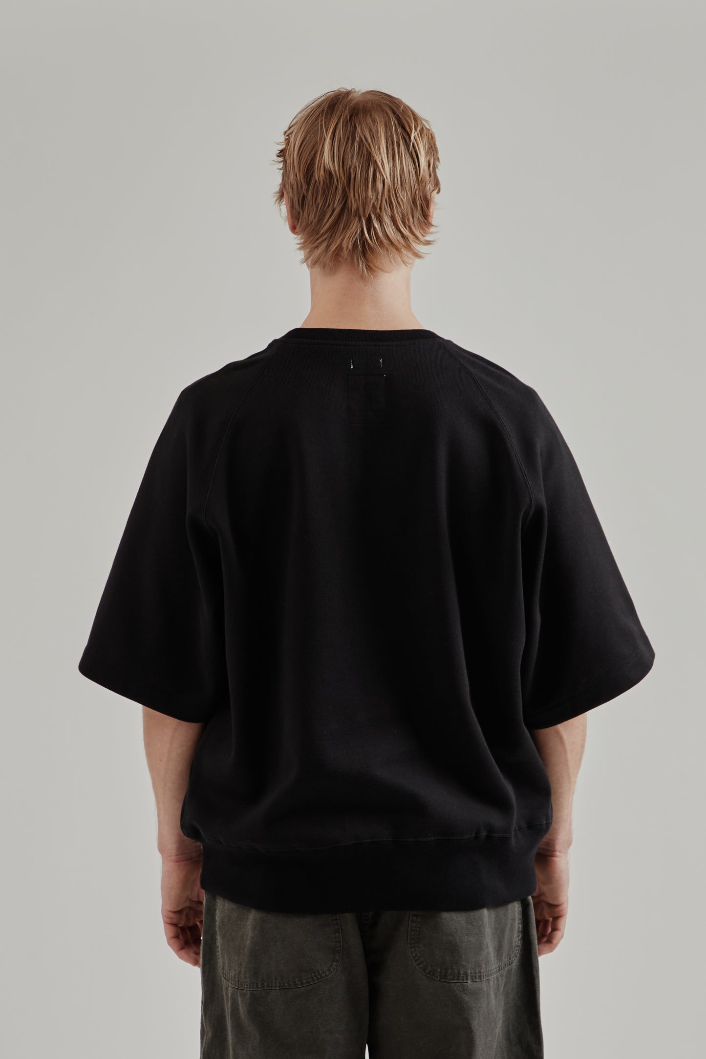 Nanamica SS26 Half Zip Sweat Black 5