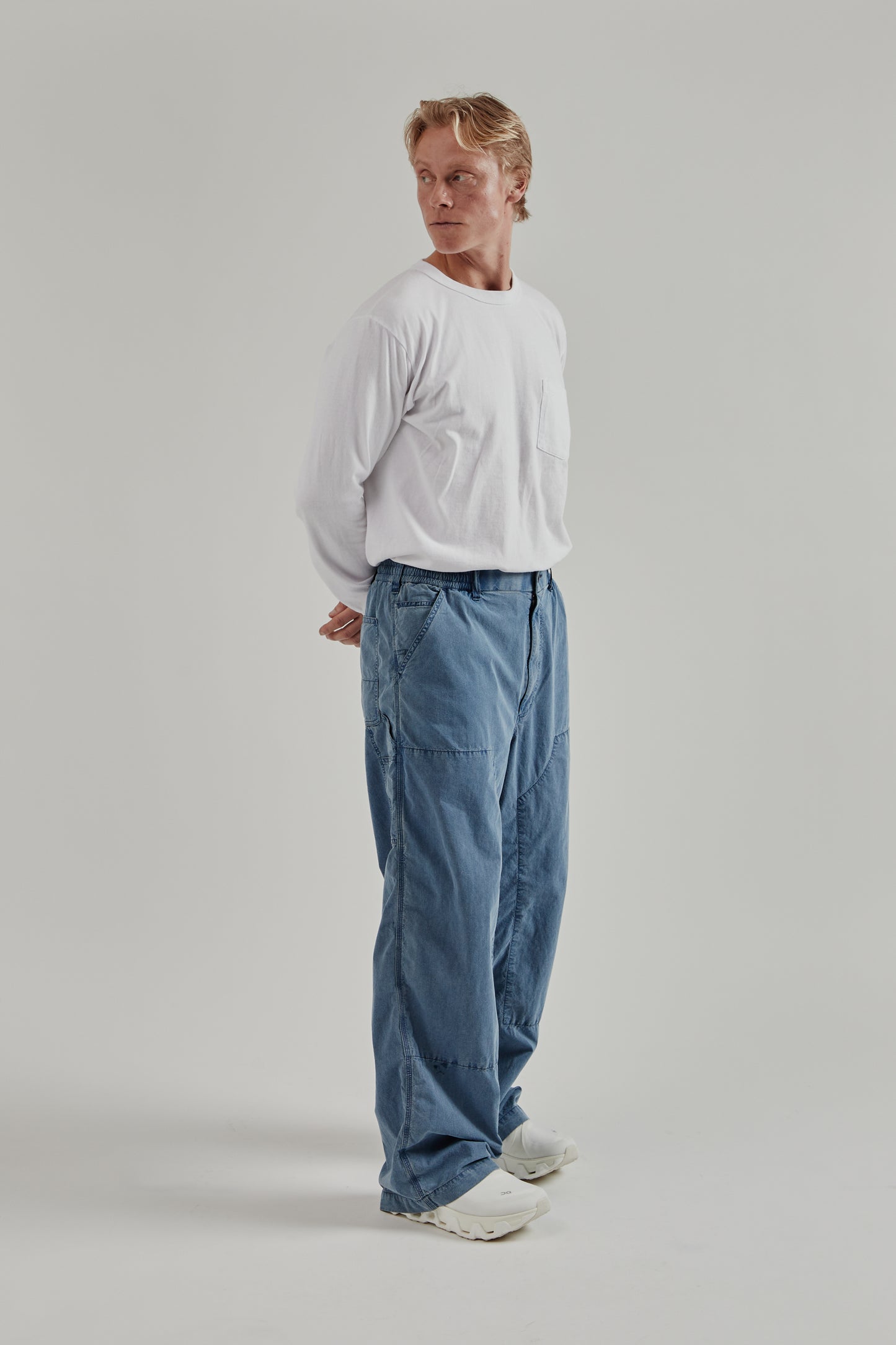 Nanamica SS26 Indigo Weather Deck Pants Light Indigo 10
