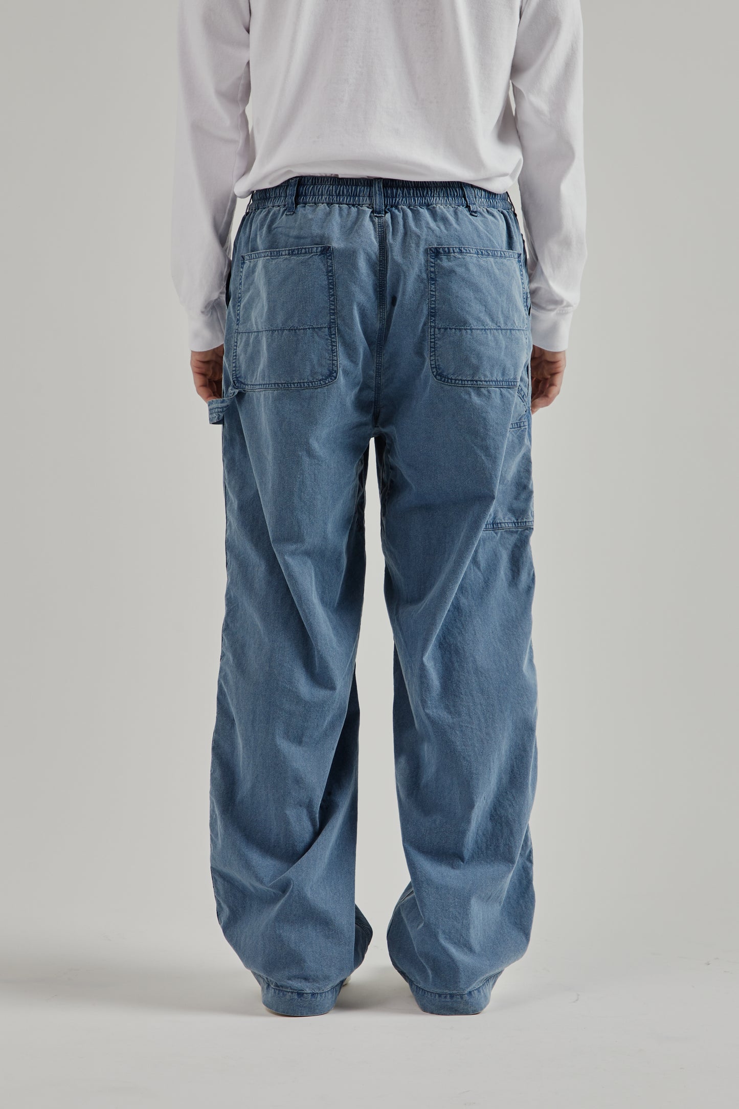Nanamica SS26 Indigo Weather Deck Pants Light Indigo 4