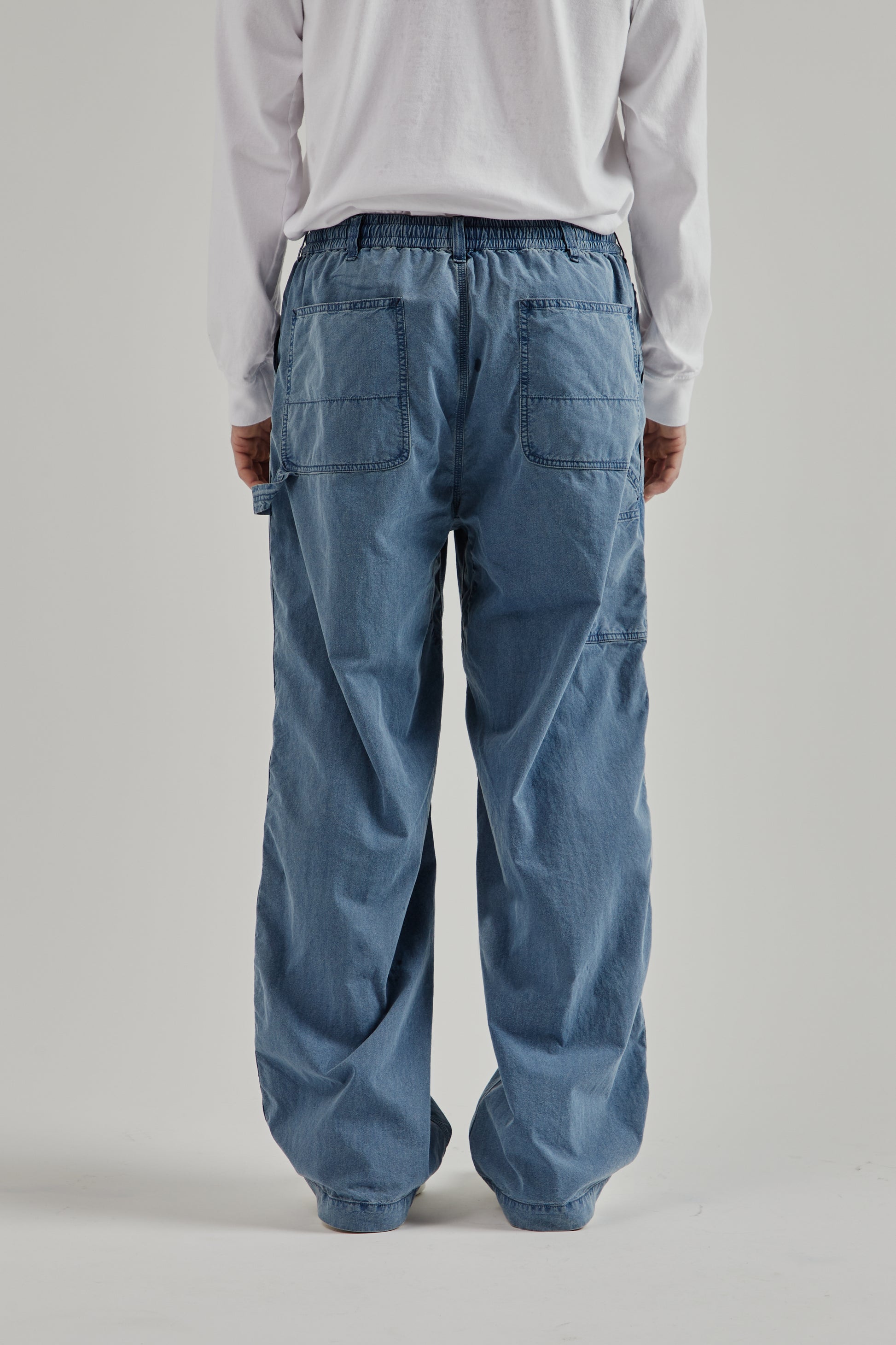 Nanamica SS26 Indigo Weather Deck Pants Light Indigo 4