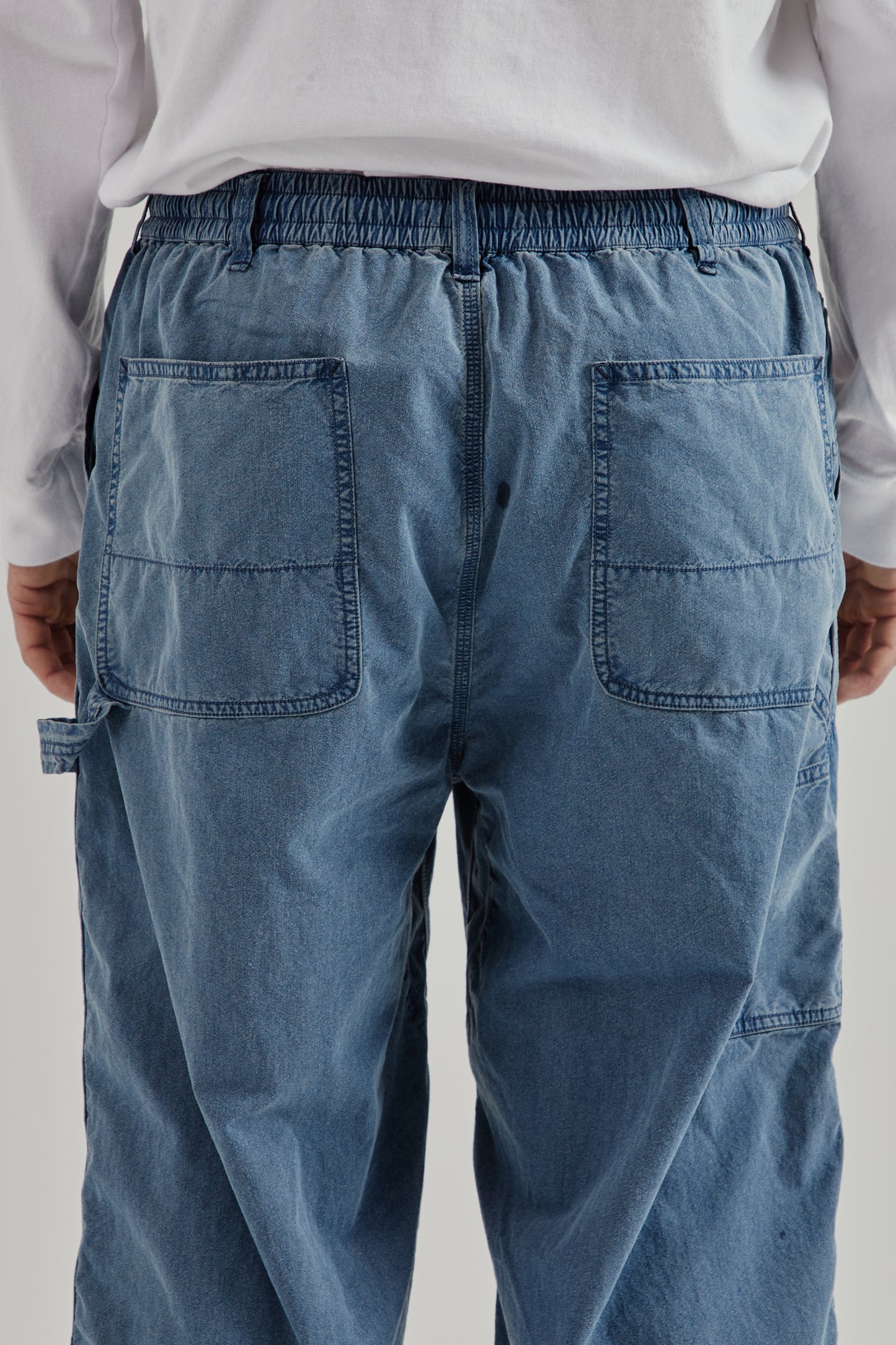 Nanamica SS26 Indigo Weather Deck Pants Light Indigo 6