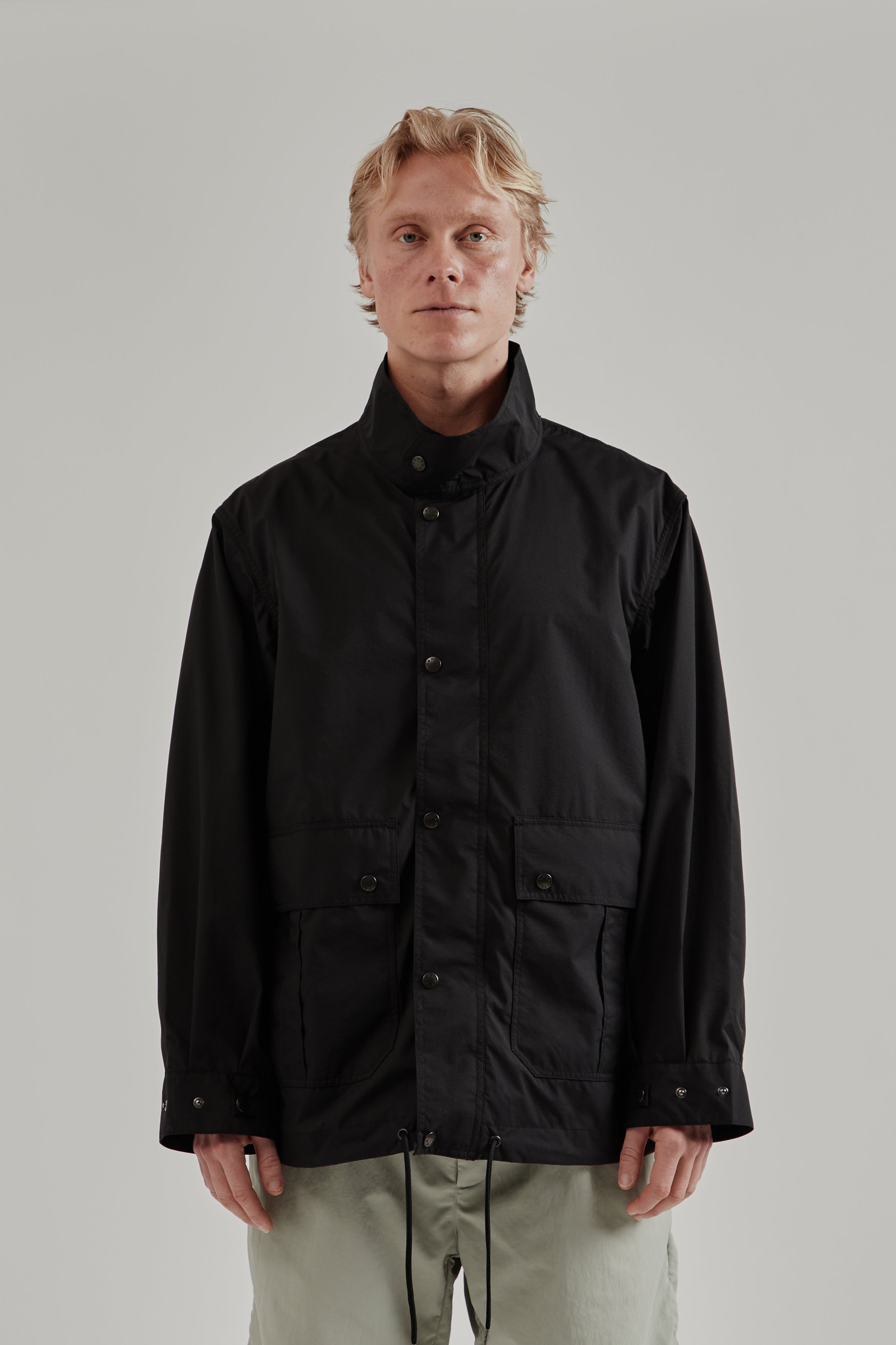 Nanamica Packable Field Jacket - Black | Wallace Mercantile Shop