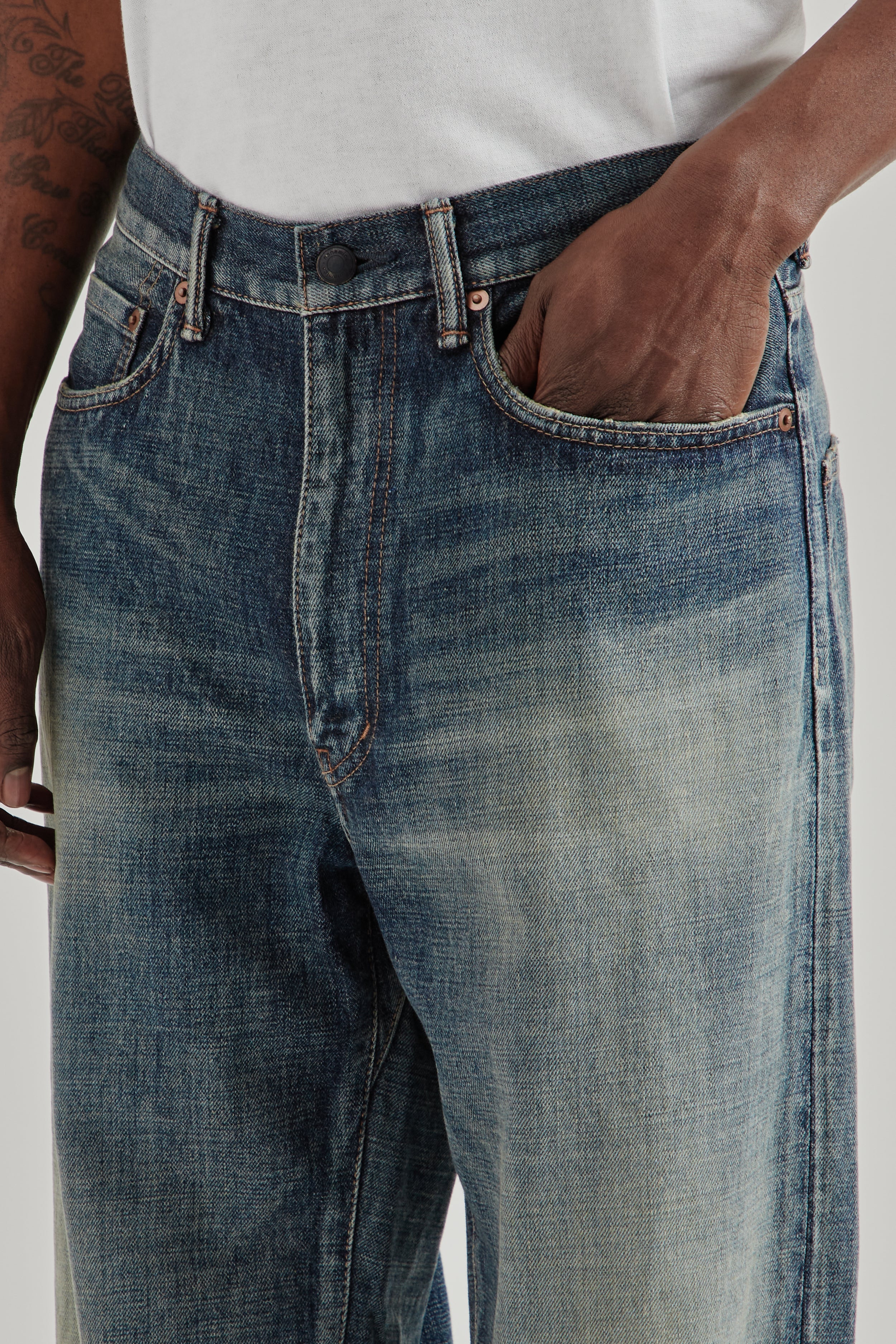 Nanamica Selvage Denim Pants - Vintage Indigo | Wallace Mercantile