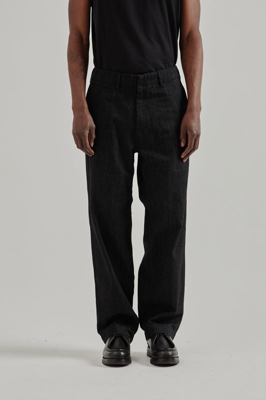 Nanamica SS26 Wide Denim Pants Black1550