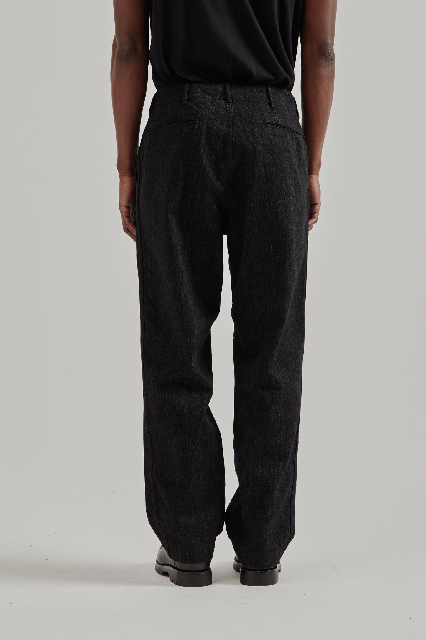 Nanamica SS26 Wide Denim Pants Black1557