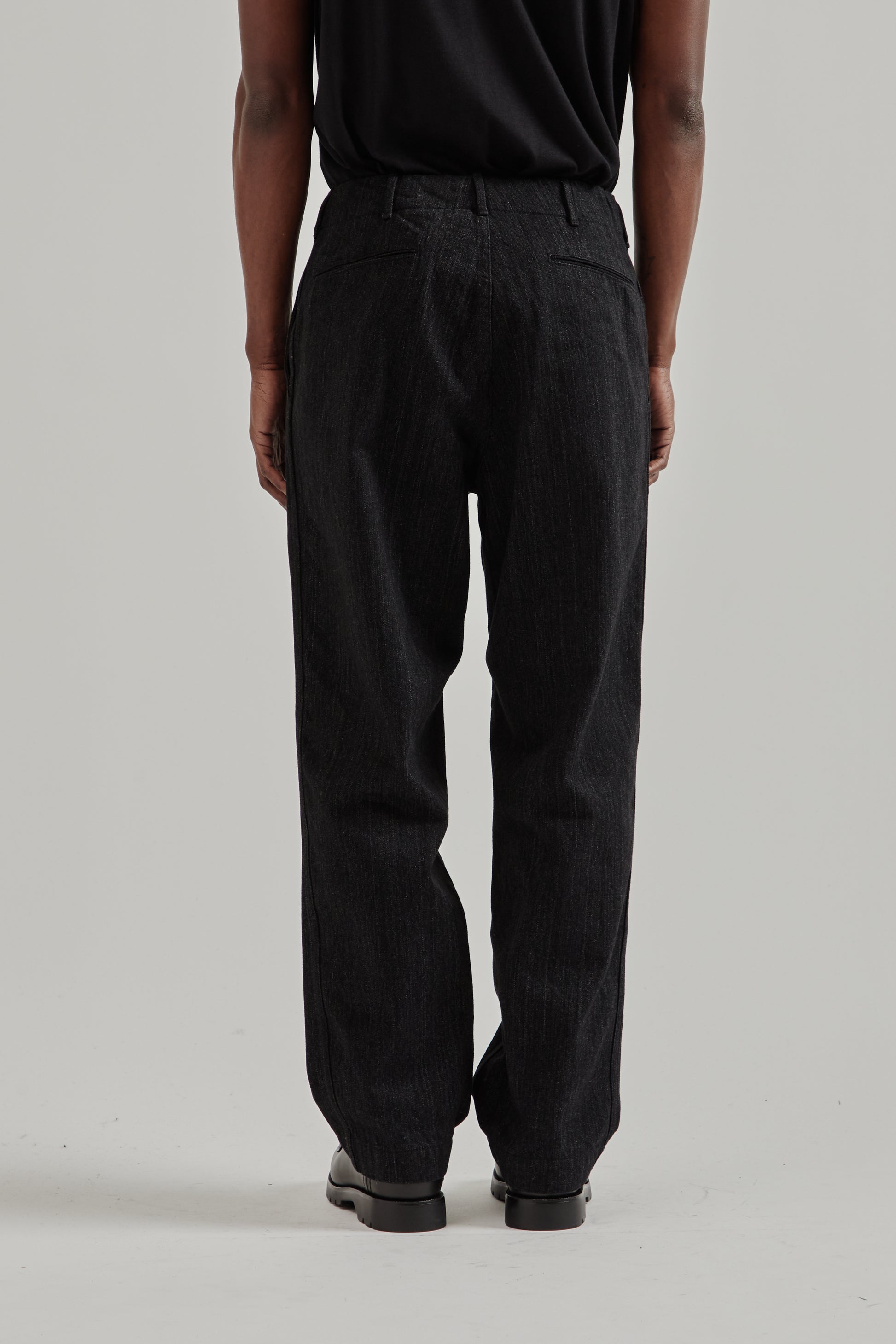 Nanamica SS26 Wide Denim Pants Black1557