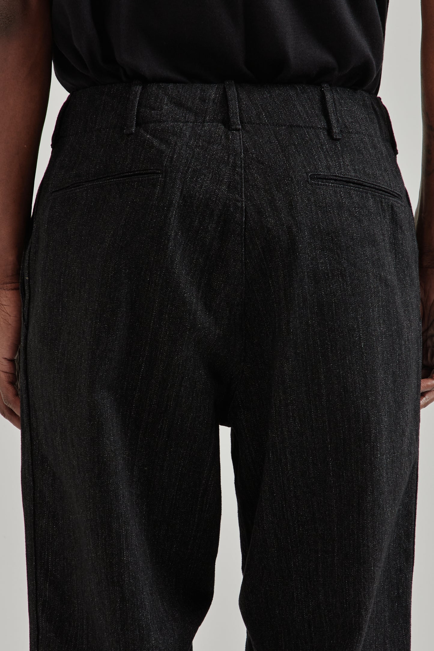 Nanamica SS26 Wide Denim Pants Black1559