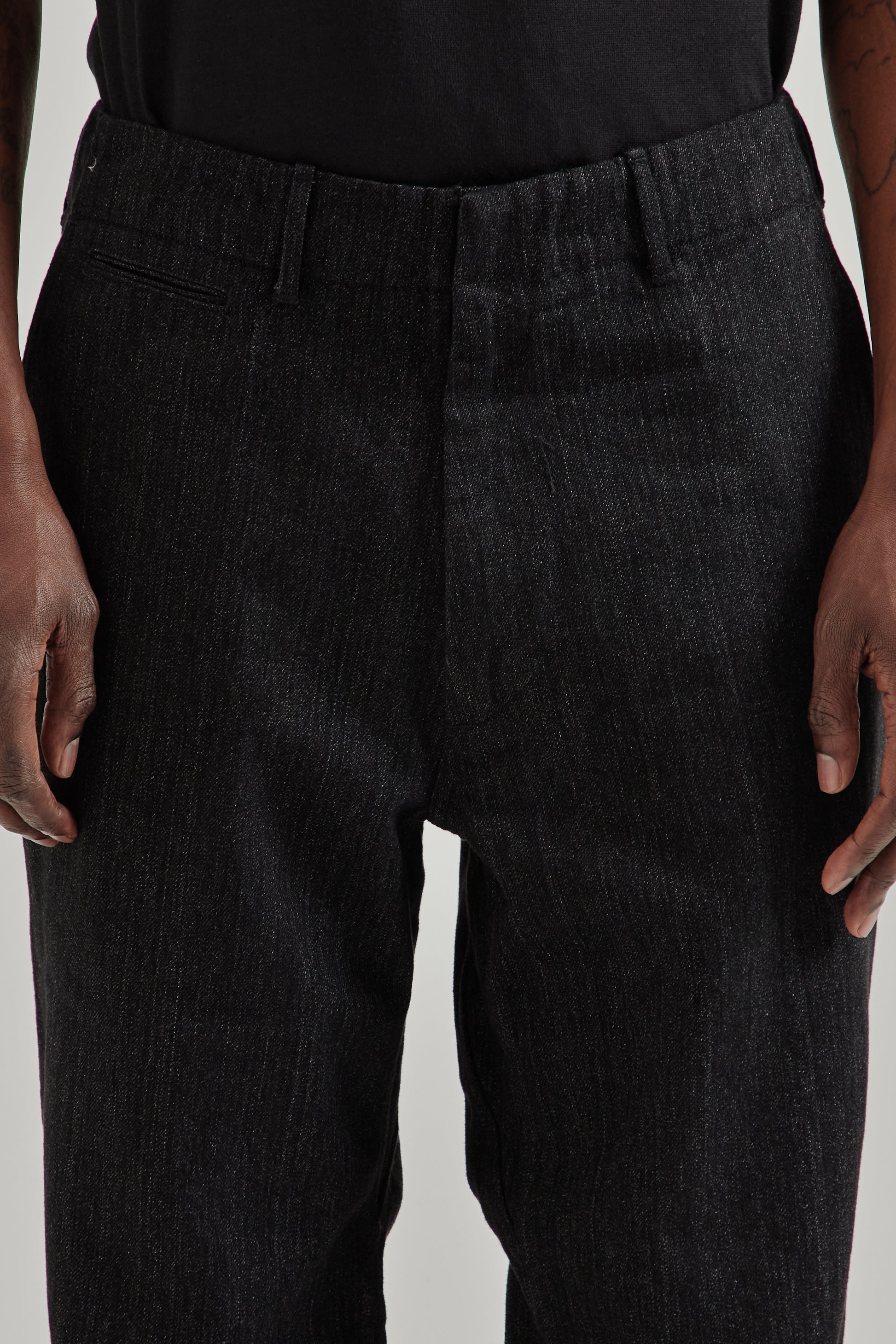 Nanamica SS26 Wide Denim Pants Black1561