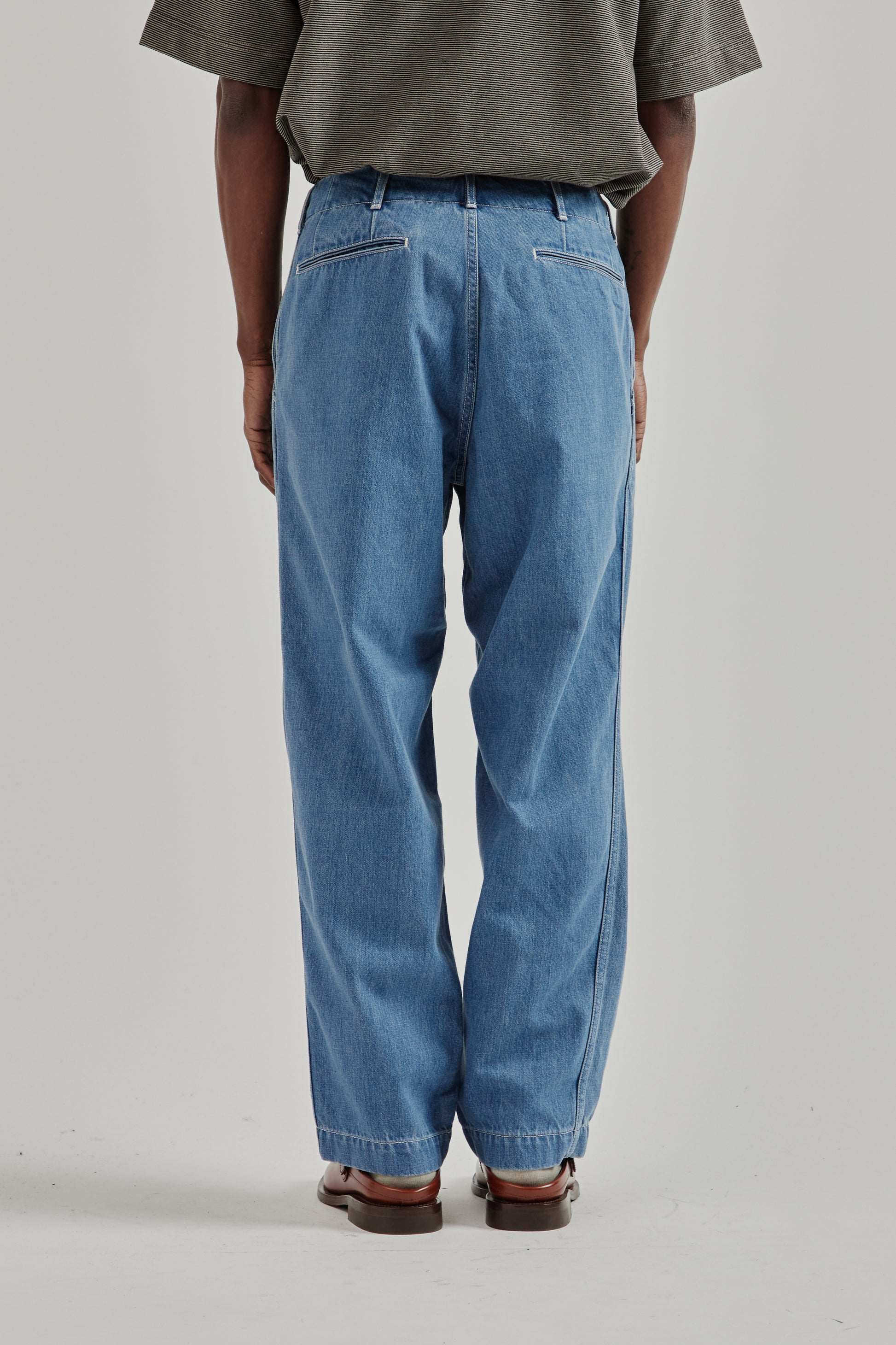 Nanamica SS26 Wide Denim Pants Light Indigo1655