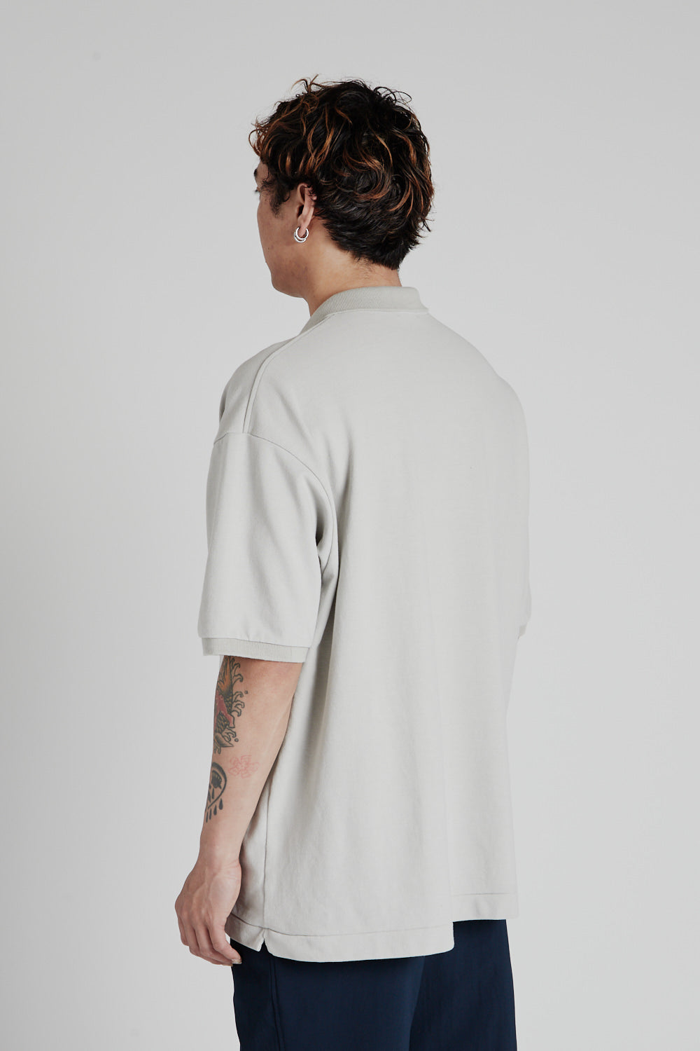 S/S Polo Shirt - Light Gray