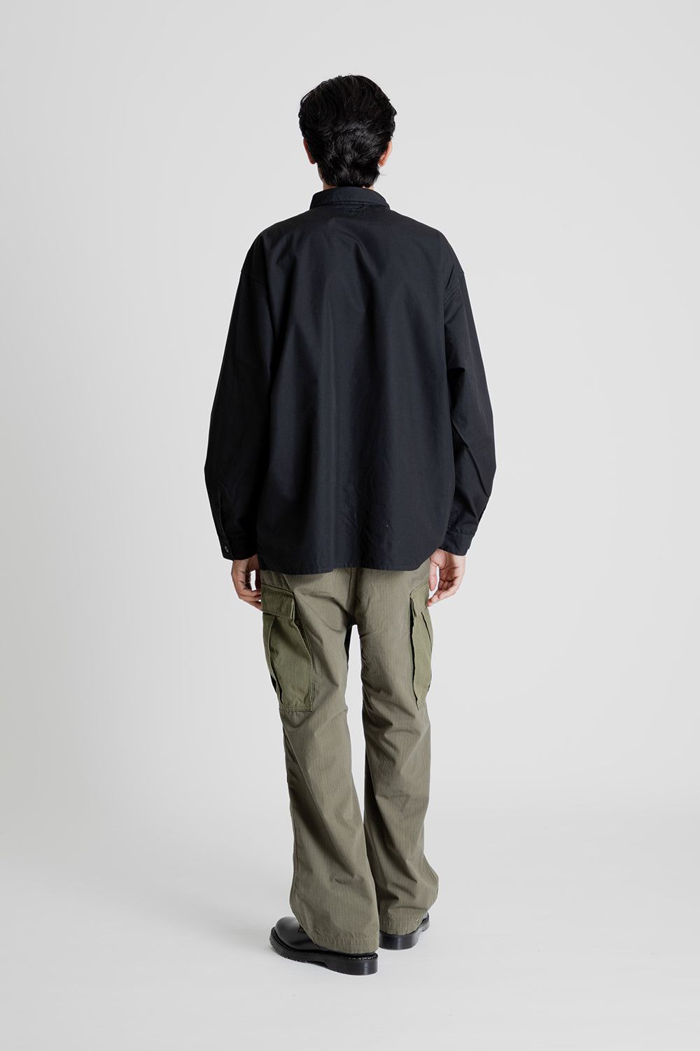 Nanamica Utility Light Wind Shirt - Black | Wallace Mercantile Shop