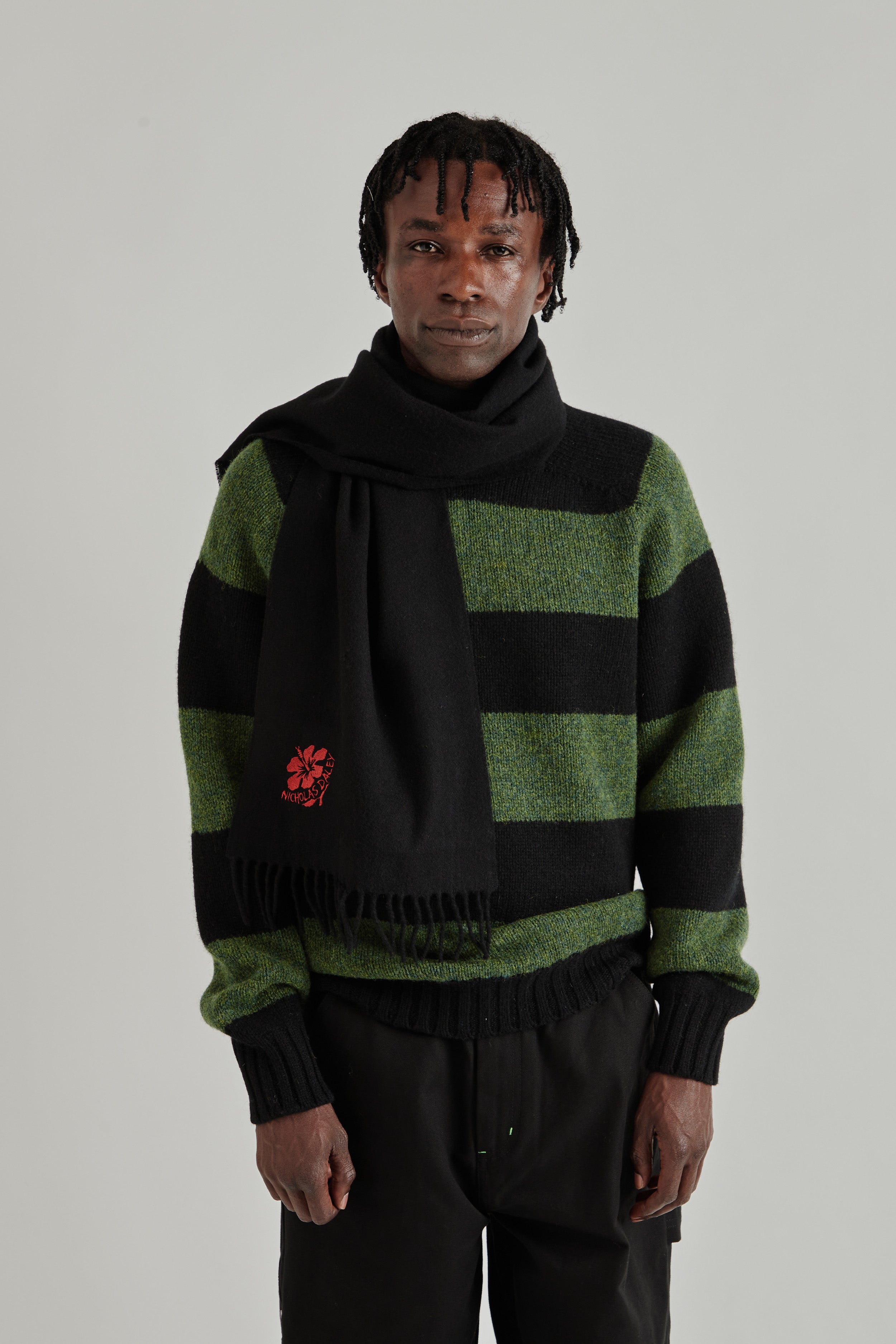 STRIPED SCARF｜NICHOLAS DALEY Nicholas Daley Clothing | Wallace Mercantile | CA