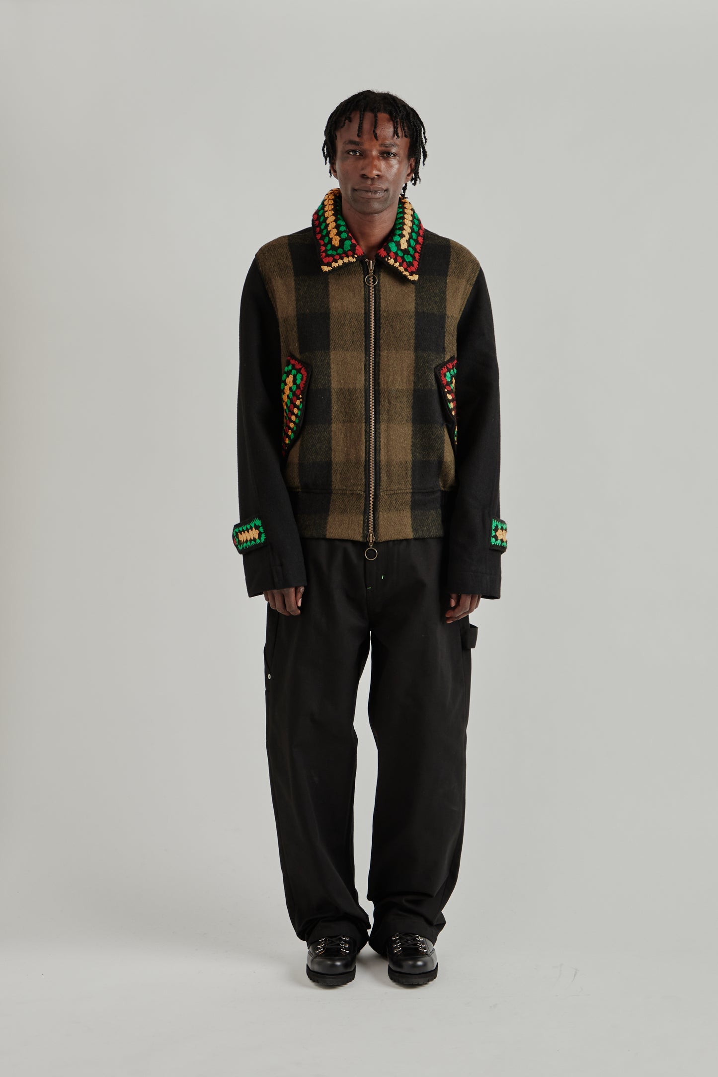 Rebel Riot Jacket - Black/olive