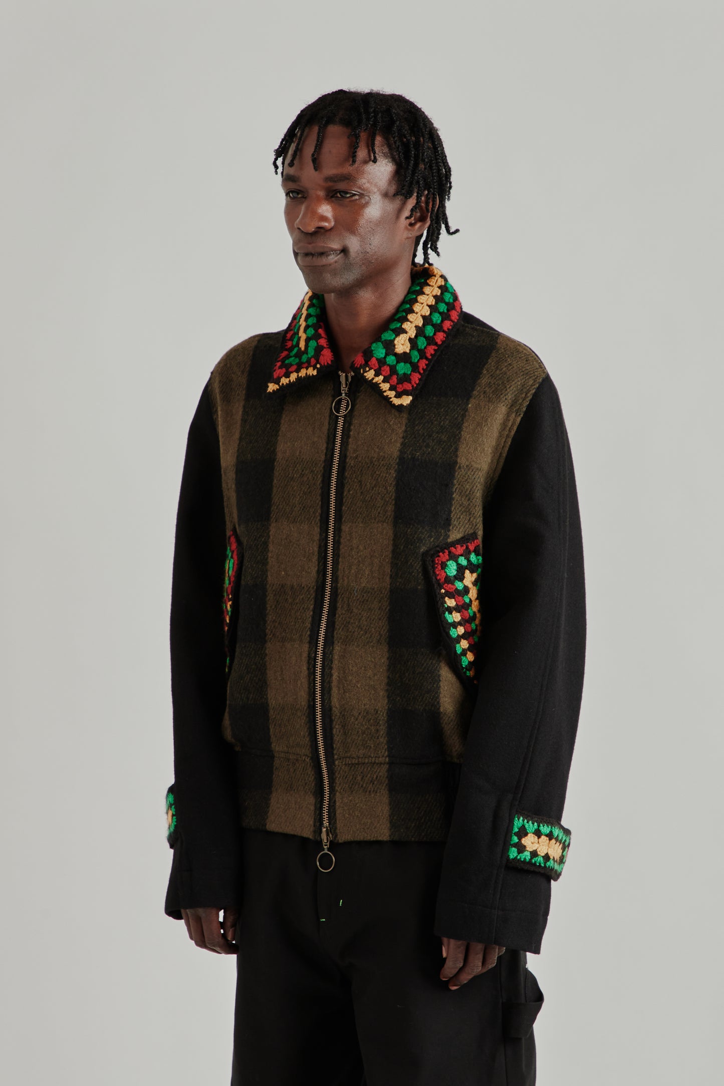 Rebel Riot Jacket - Black/olive
