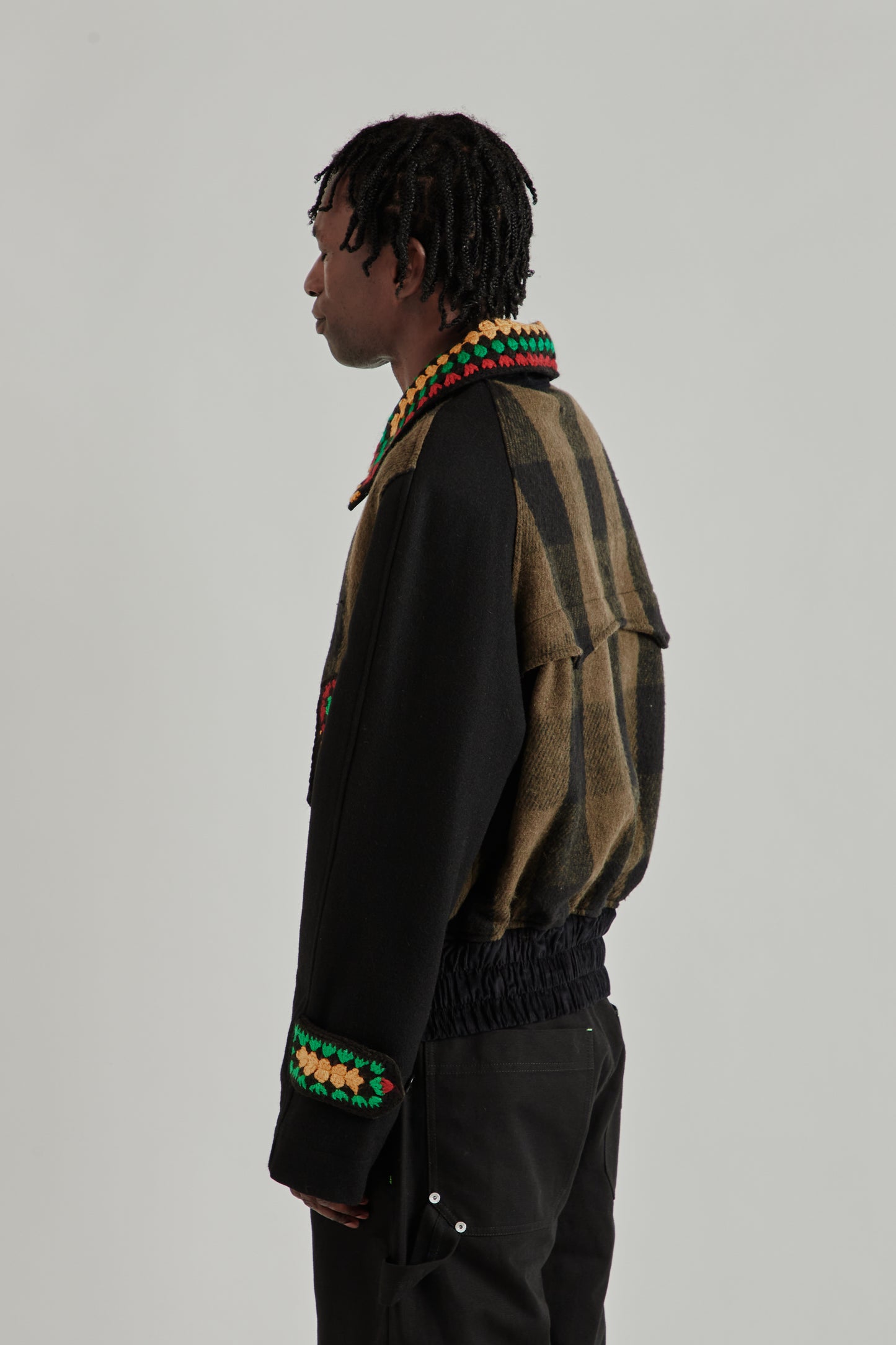 Rebel Riot Jacket - Black/olive