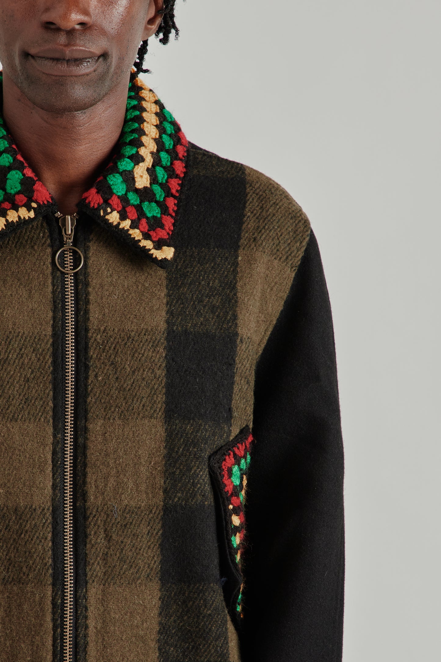 Rebel Riot Jacket - Black/olive