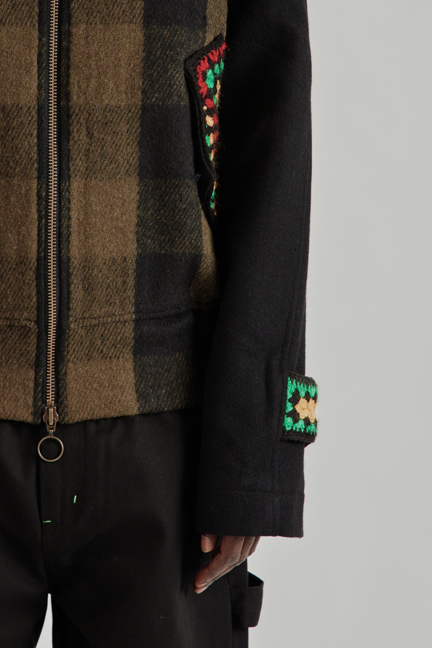 Rebel Riot Jacket - Black/olive