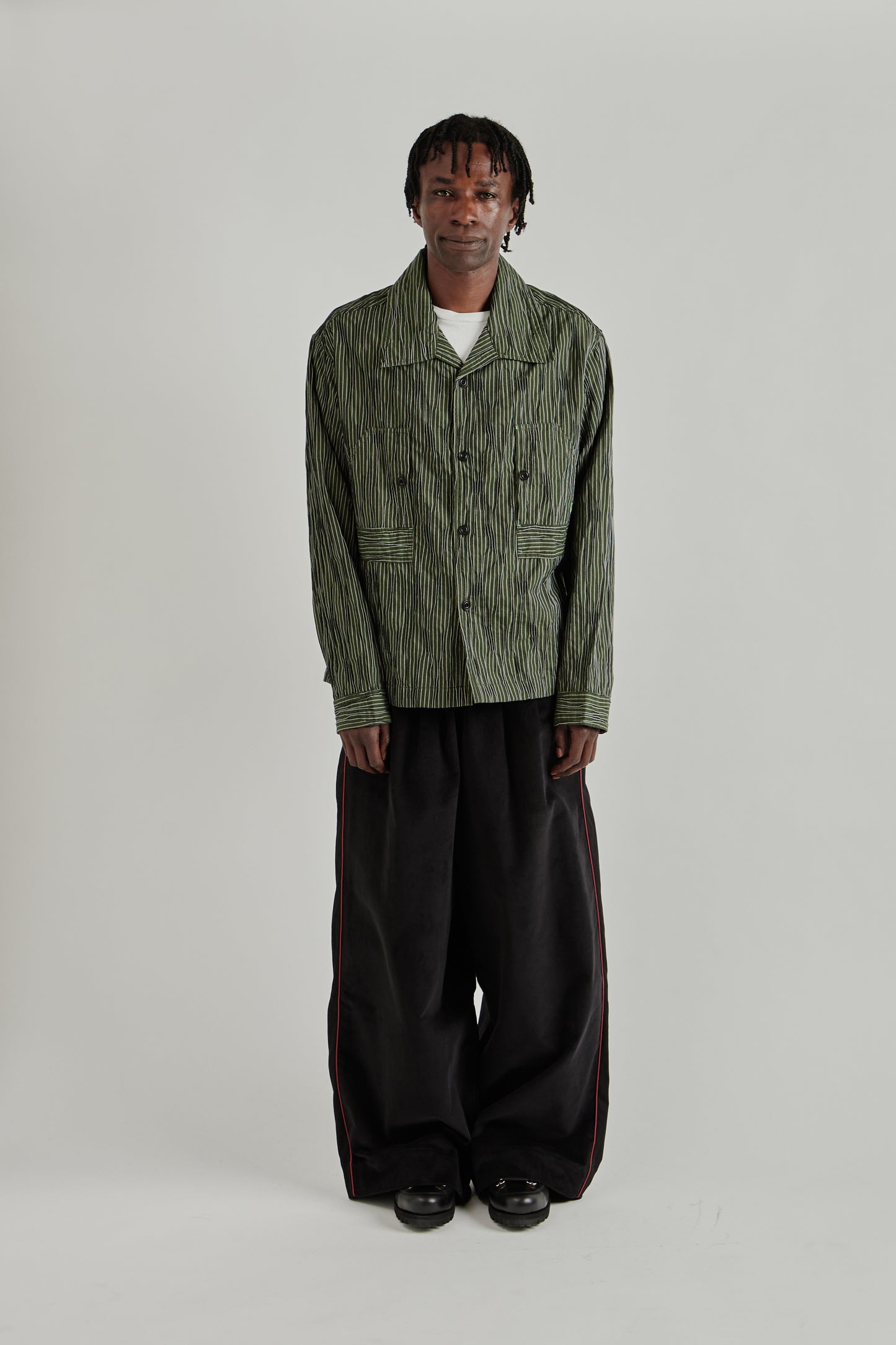Workers Shirt - Tucked Dobby Stripe