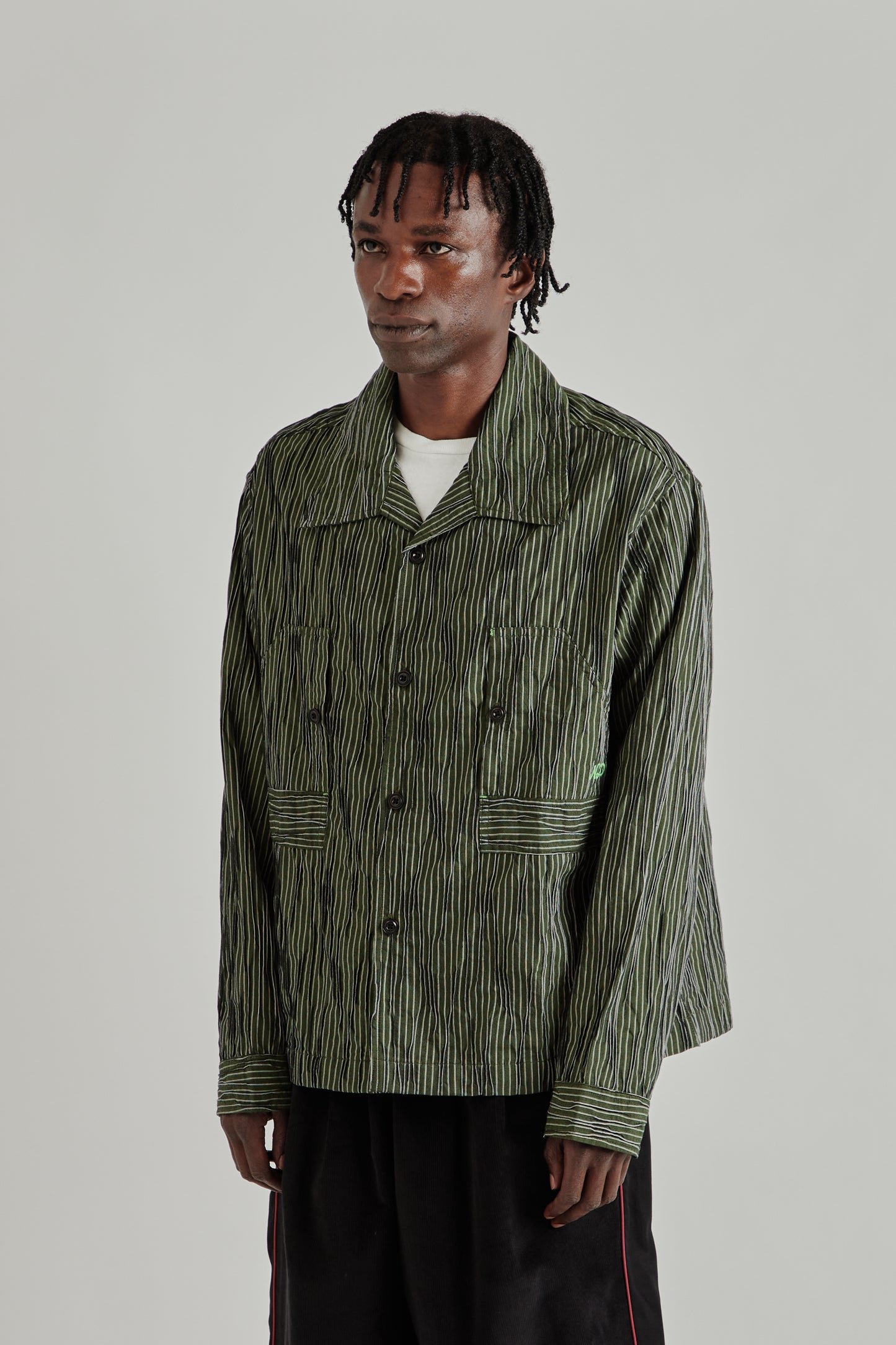 Workers Shirt - Tucked Dobby Stripe