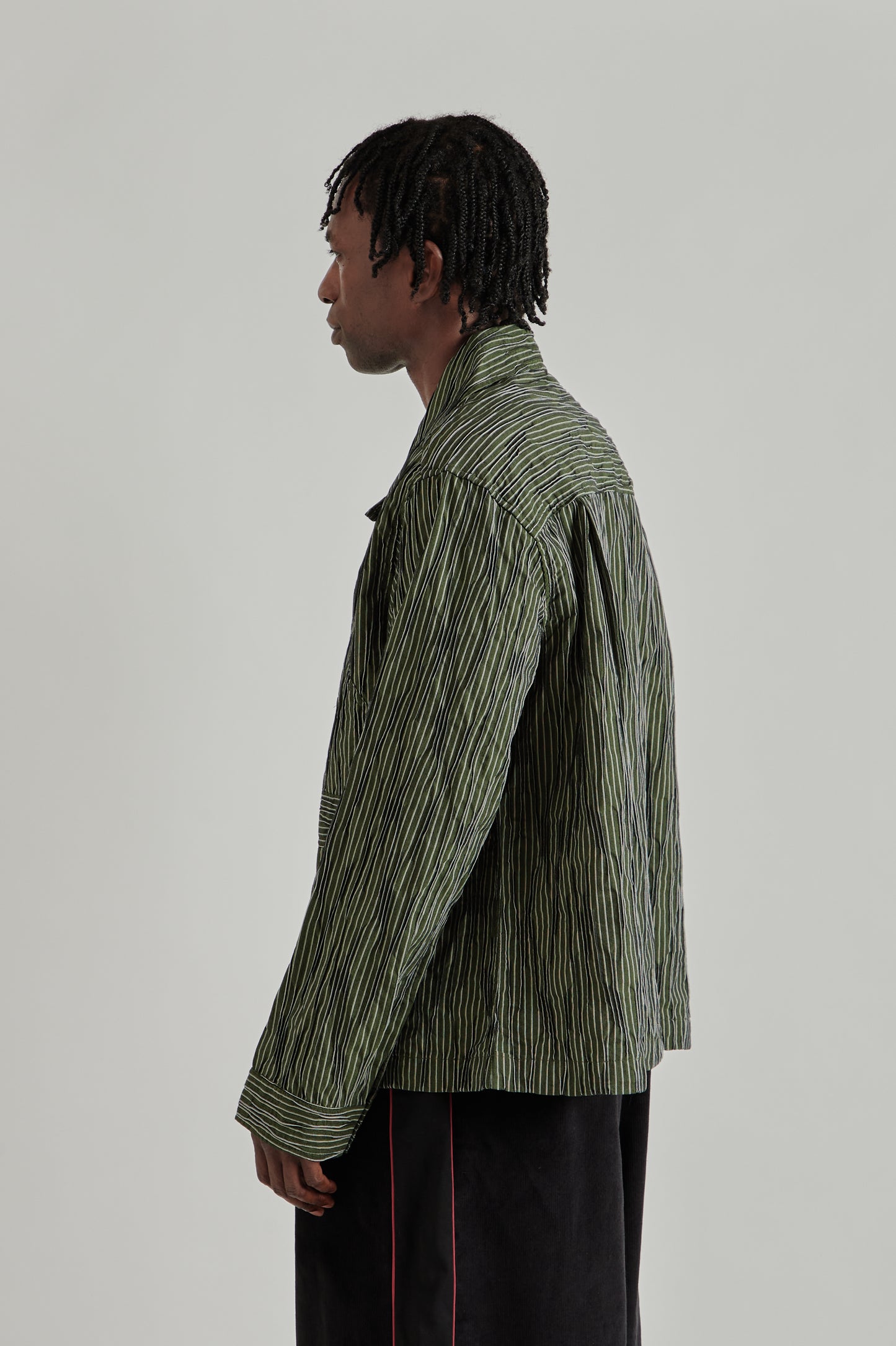 Workers Shirt - Tucked Dobby Stripe