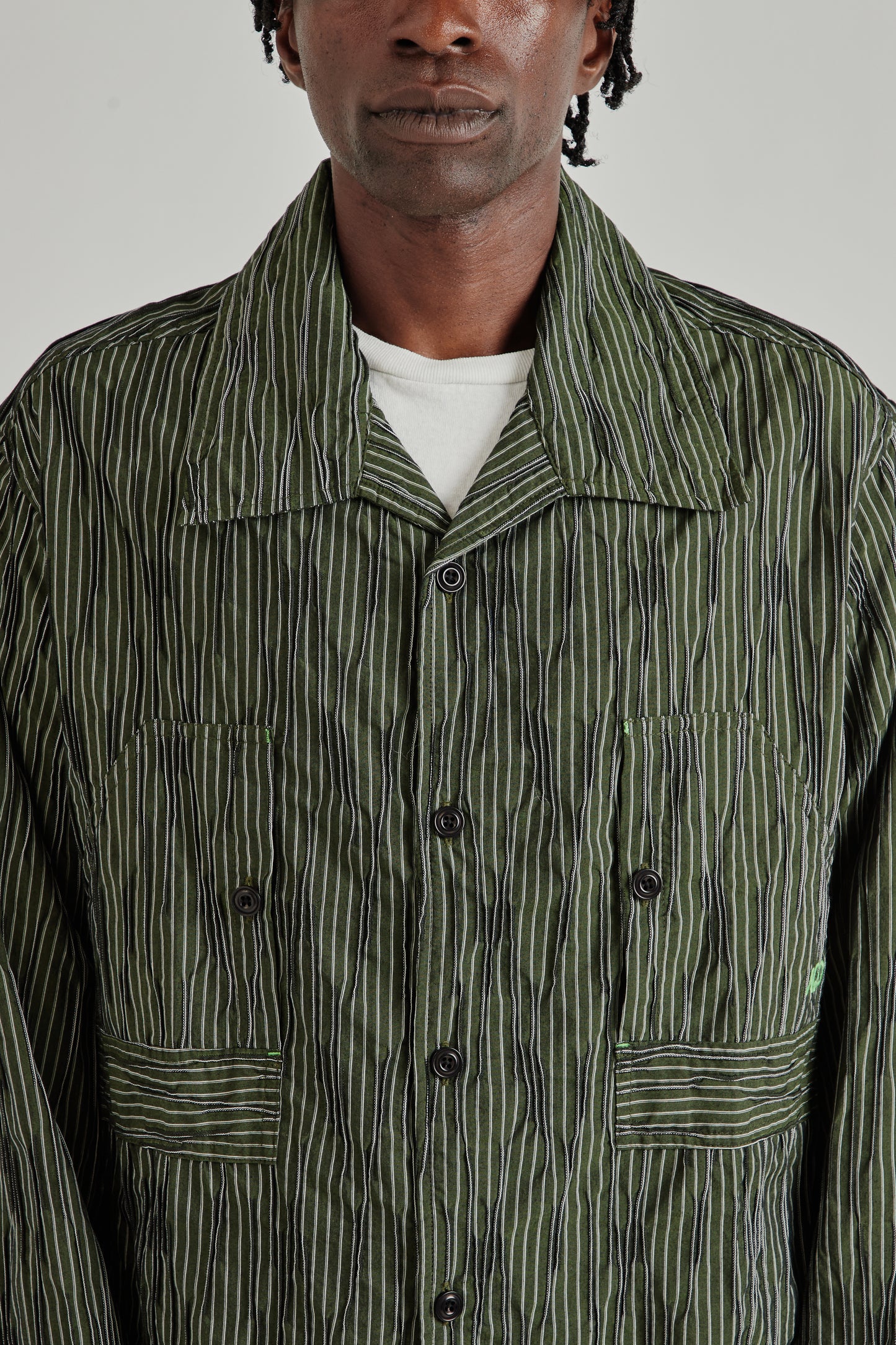 Workers Shirt - Tucked Dobby Stripe