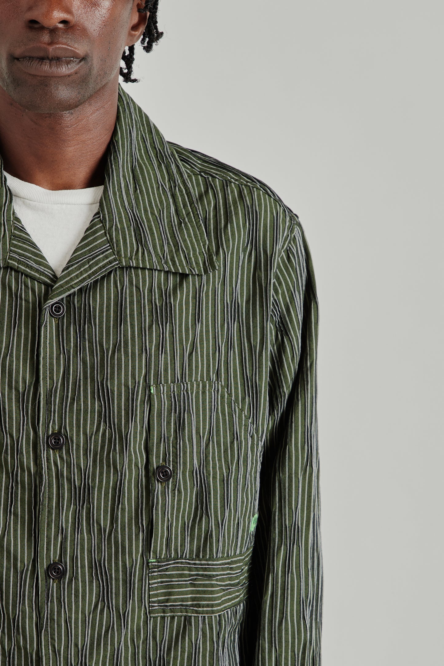 Workers Shirt - Tucked Dobby Stripe