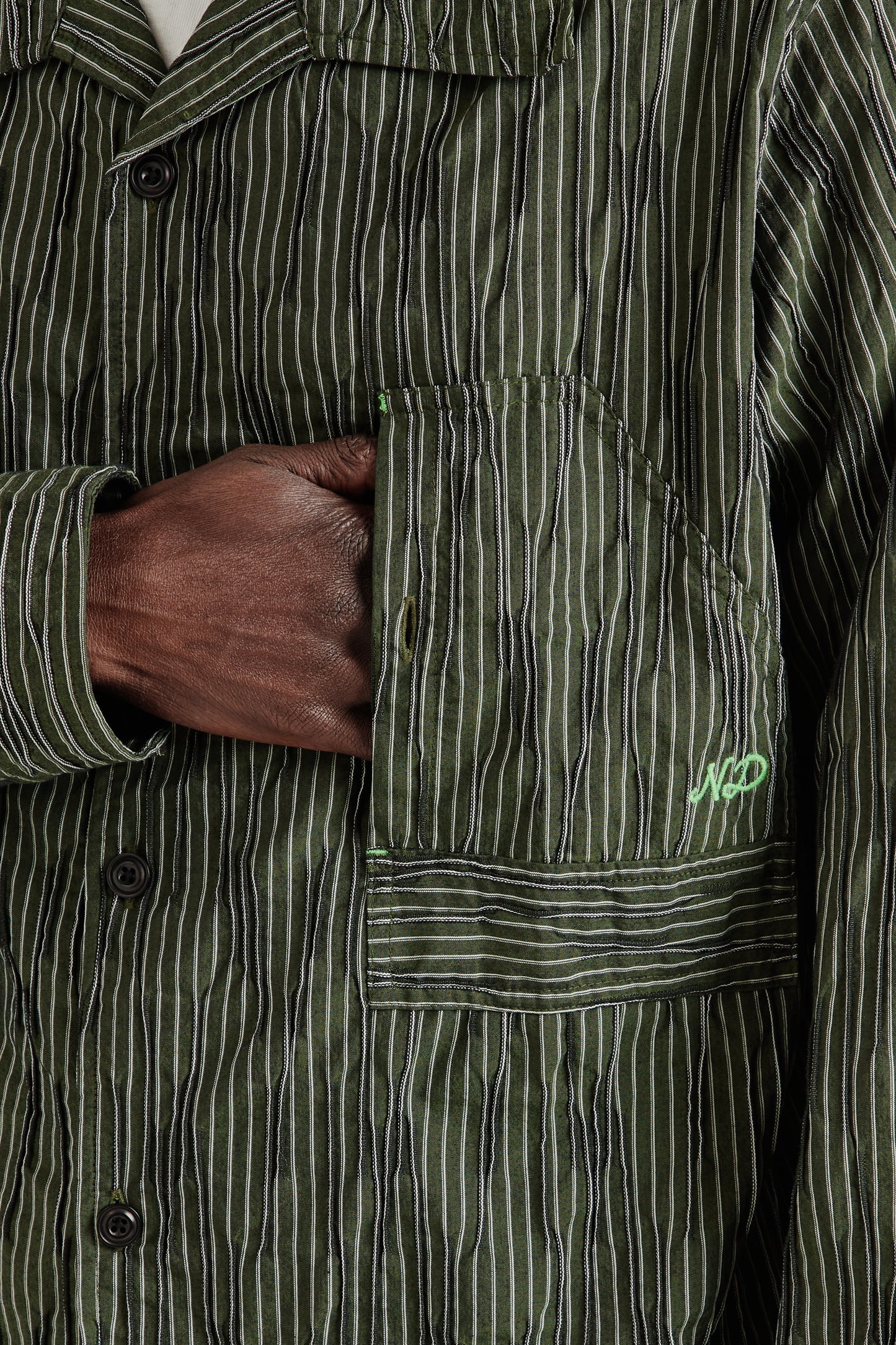 Workers Shirt - Tucked Dobby Stripe