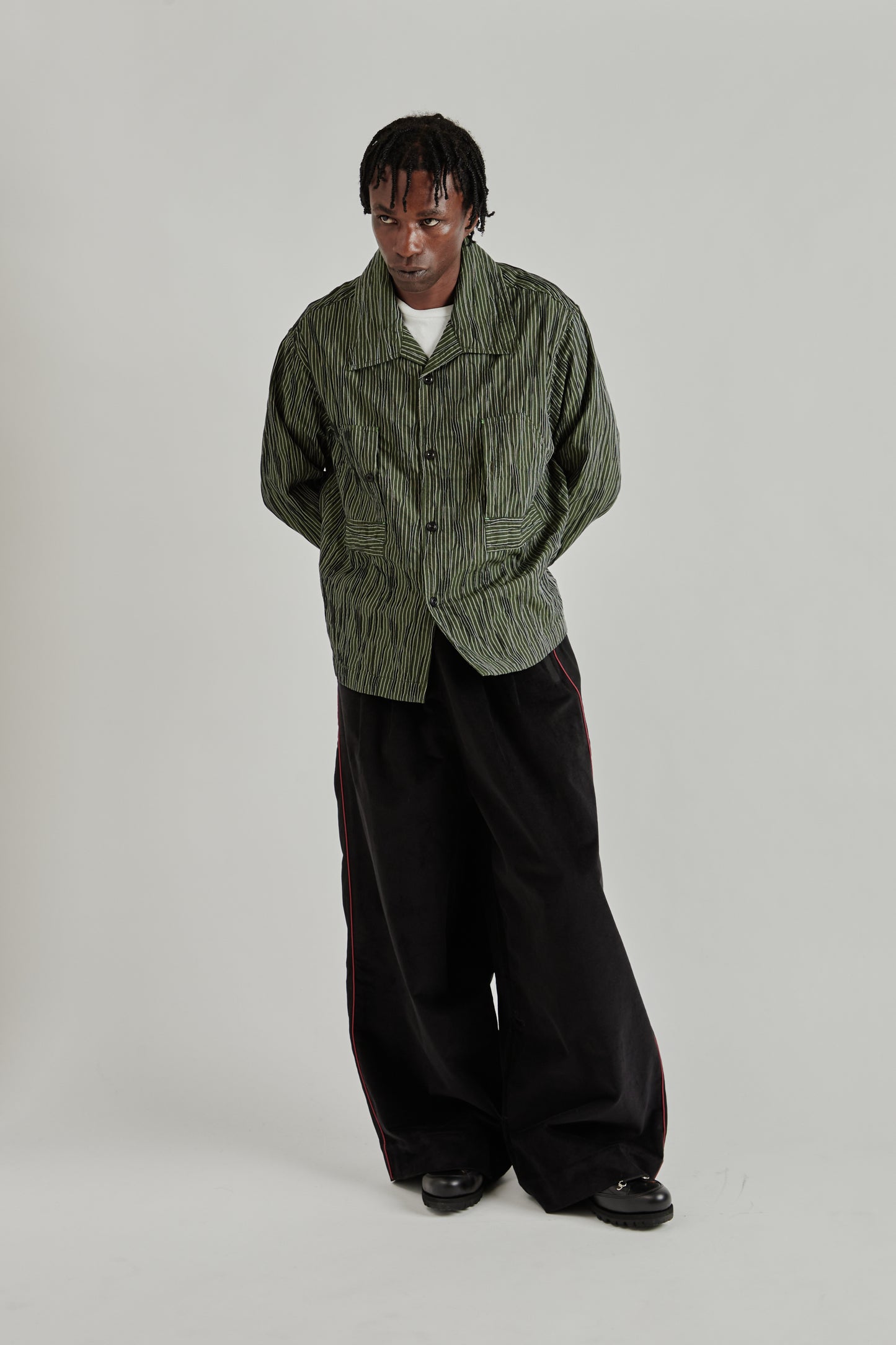 Workers Shirt - Tucked Dobby Stripe