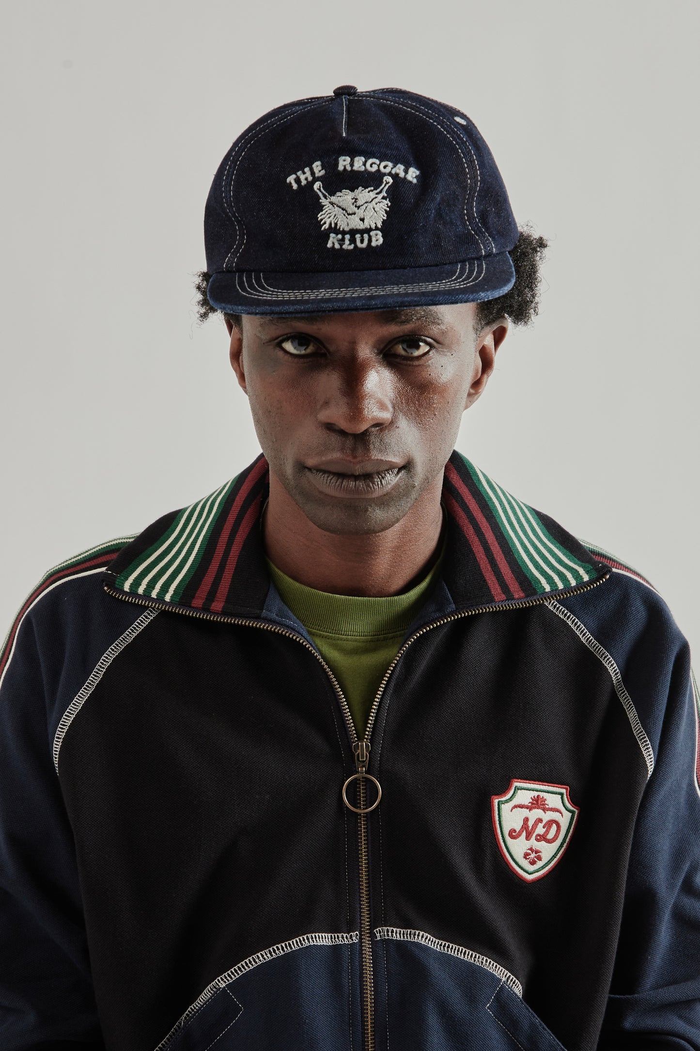 Nicholas Daley SS26 Reggae Klub Cap Dark Indigo3728