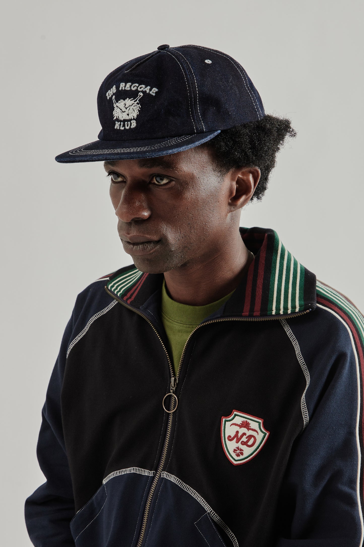Nicholas Daley SS26 Reggae Klub Cap Dark Indigo3730