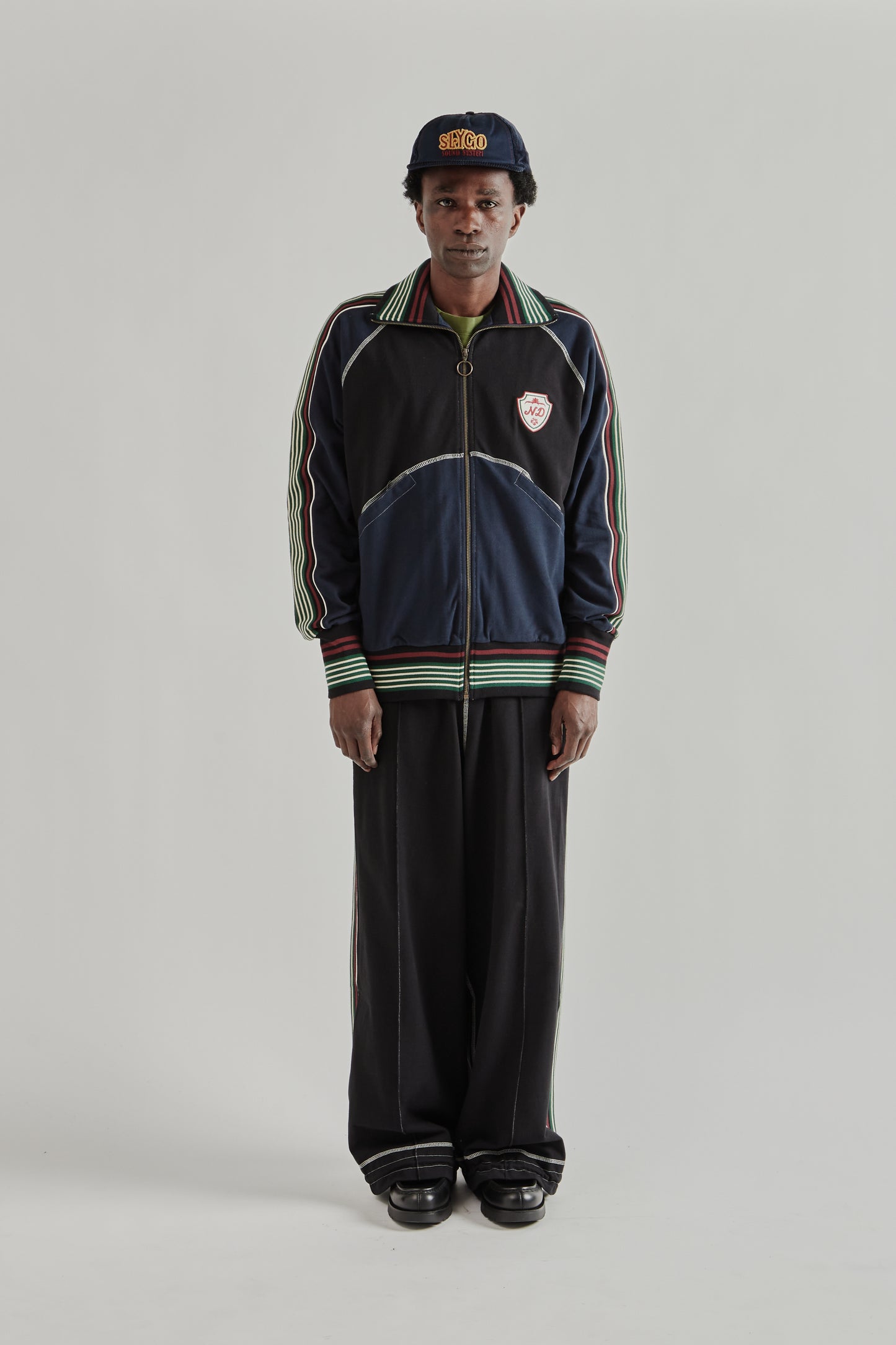 Nicholas Daley SS26 Track Top BlackNavy 3673