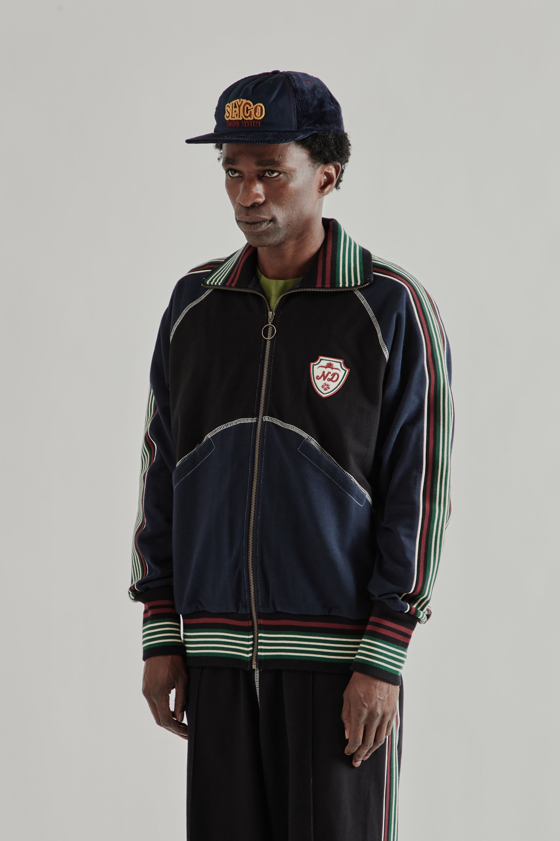 Nicholas Daley SS26 Track Top BlackNavy 3679