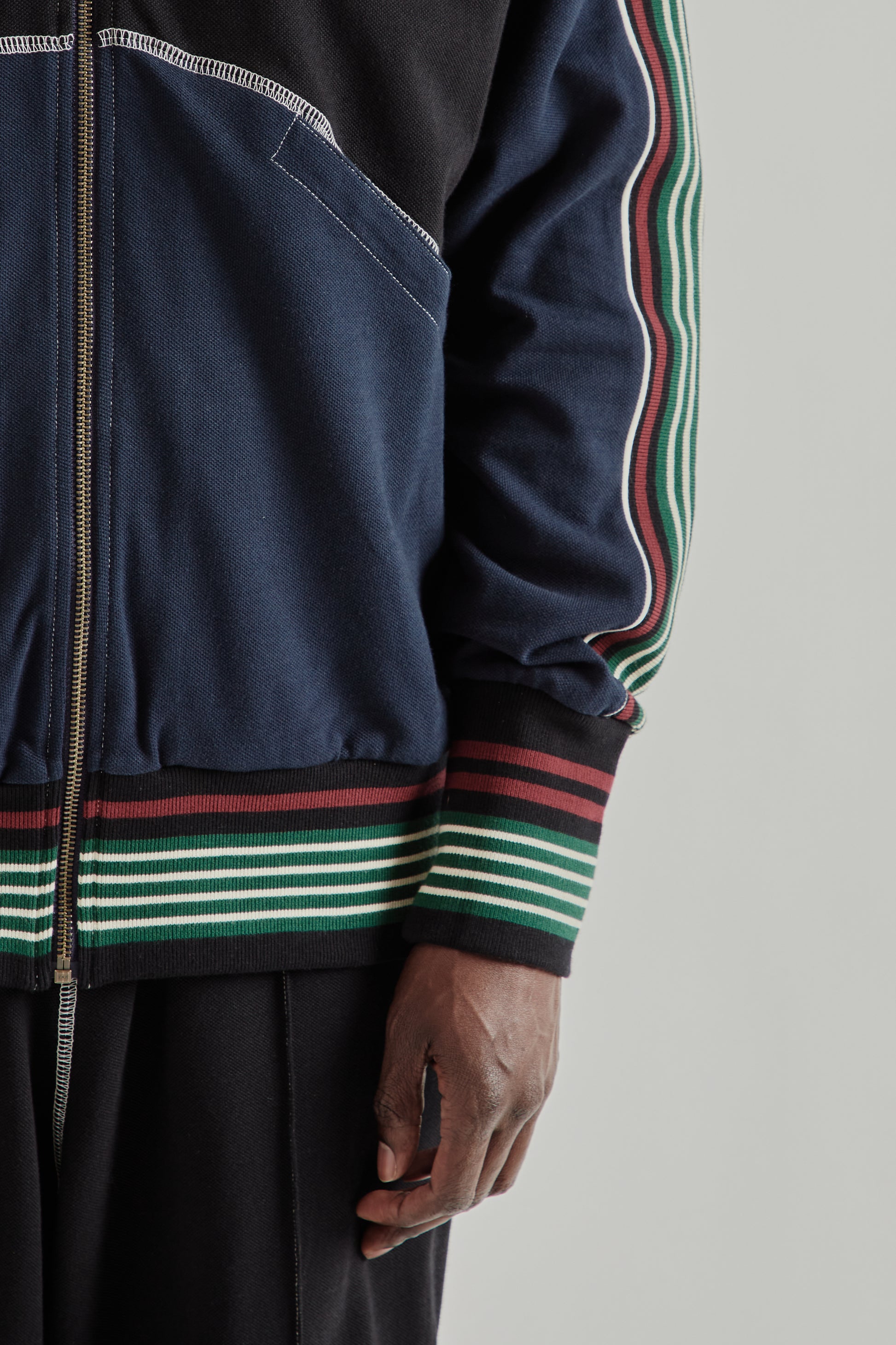 Nicholas Daley SS26 Track Top BlackNavy 3689