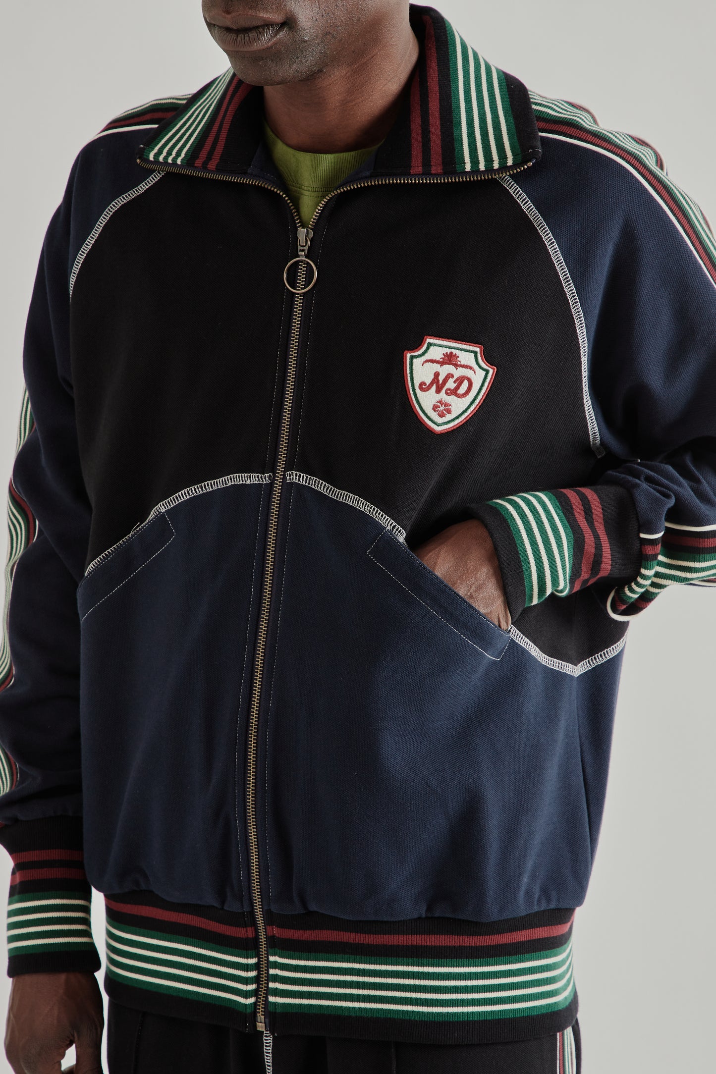 Nicholas Daley SS26 Track Top BlackNavy 3690