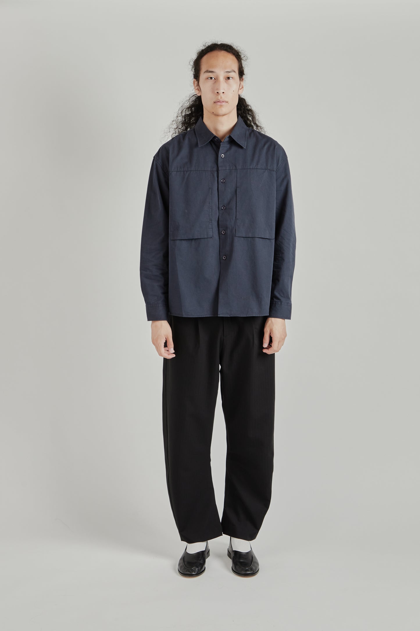 Panel Pocket Shirt - Navy