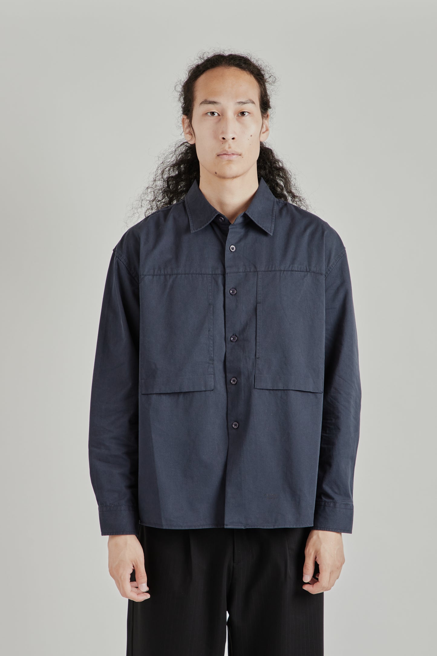 Panel Pocket Shirt - Navy