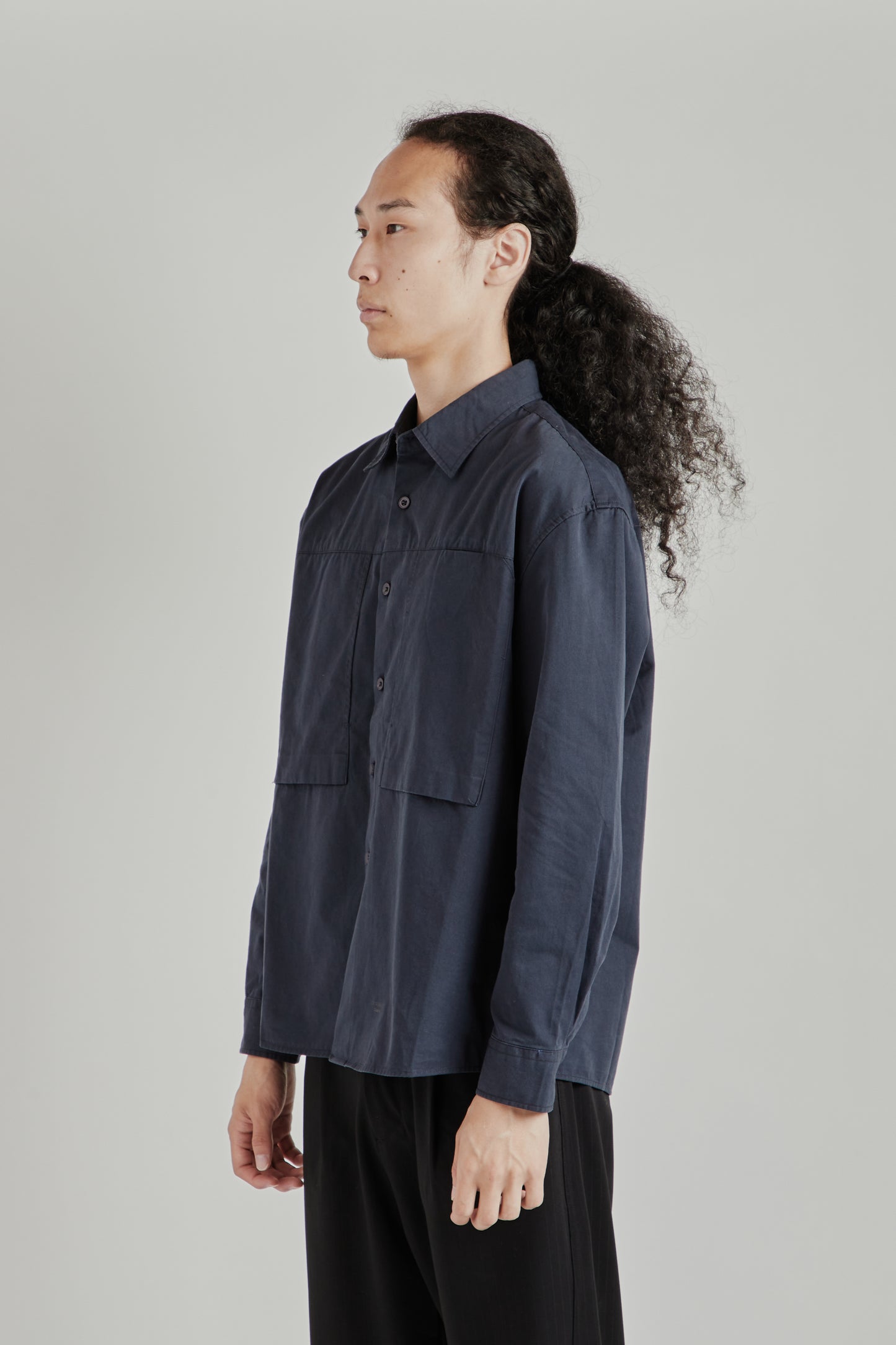 Panel Pocket Shirt - Navy