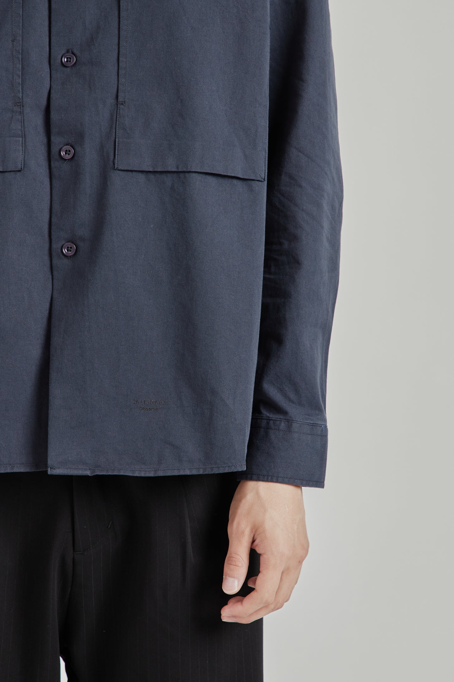 Panel Pocket Shirt - Navy