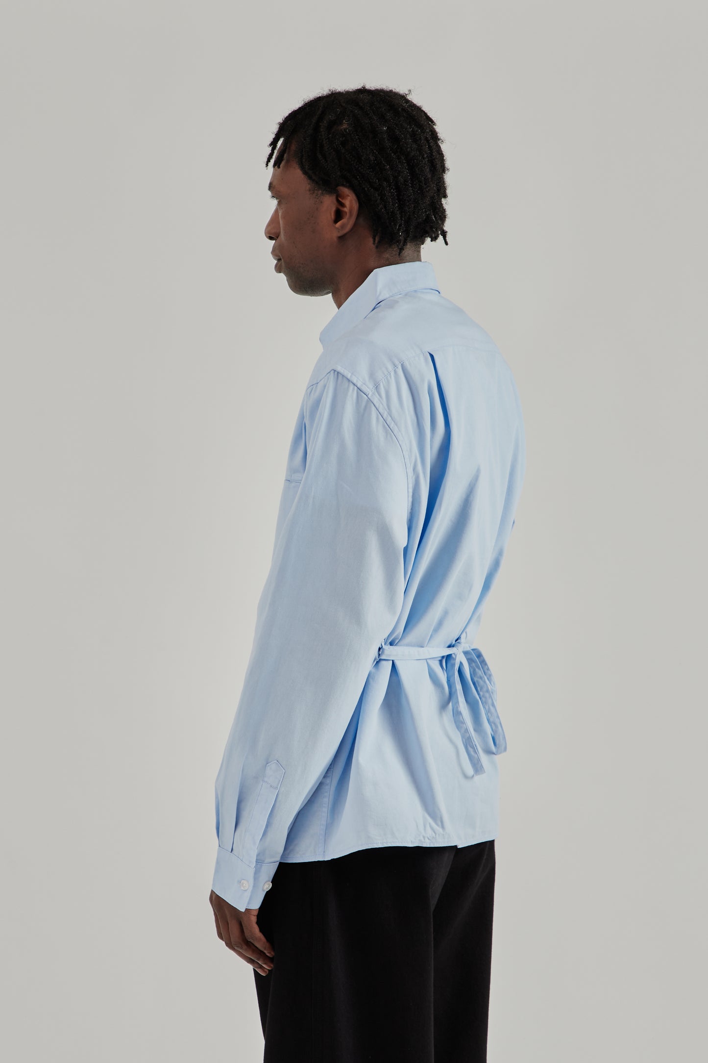 Observe SS26 Poplin Loop Shirt Blue0750