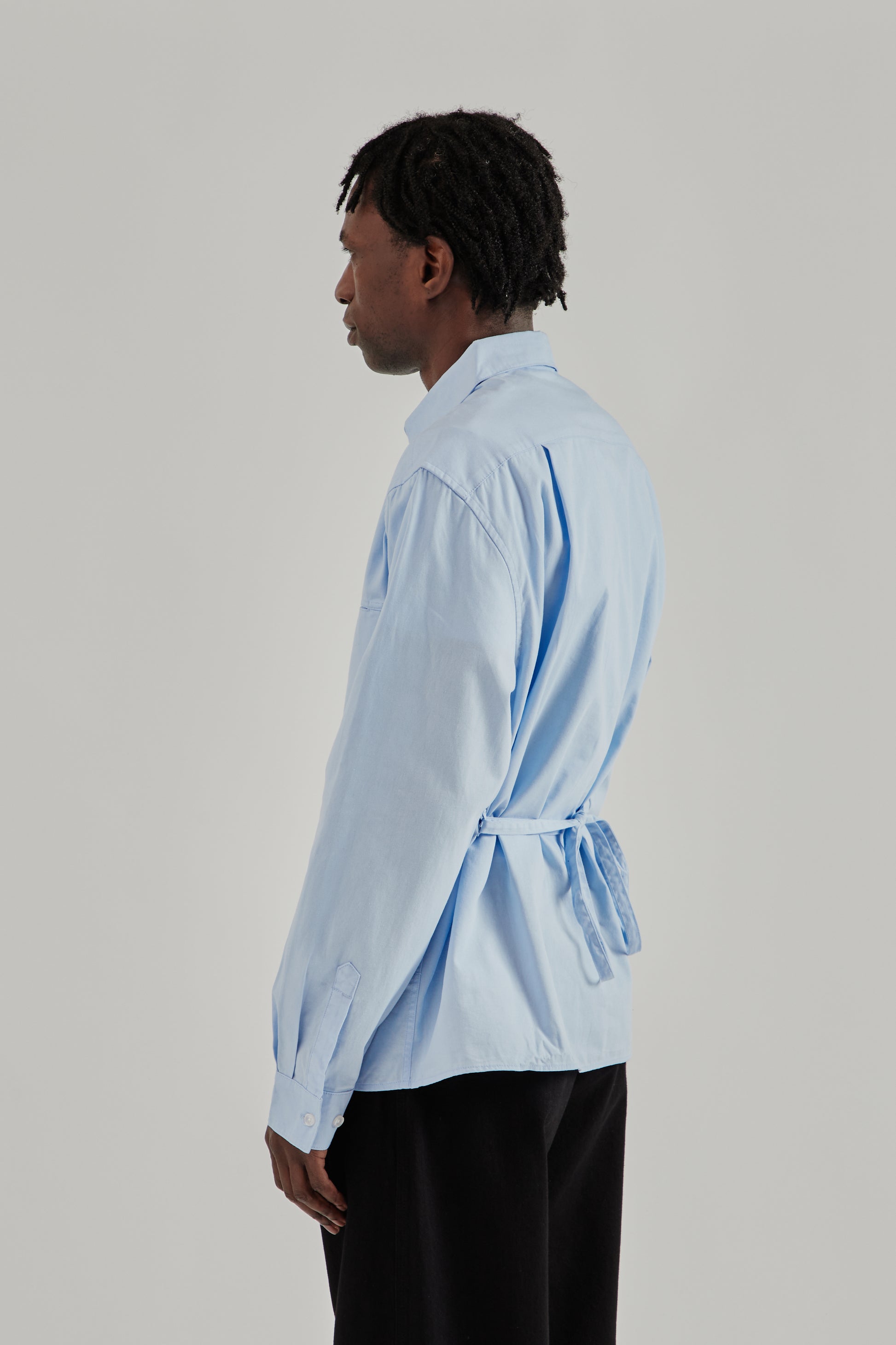 Observe SS26 Poplin Loop Shirt Blue0750