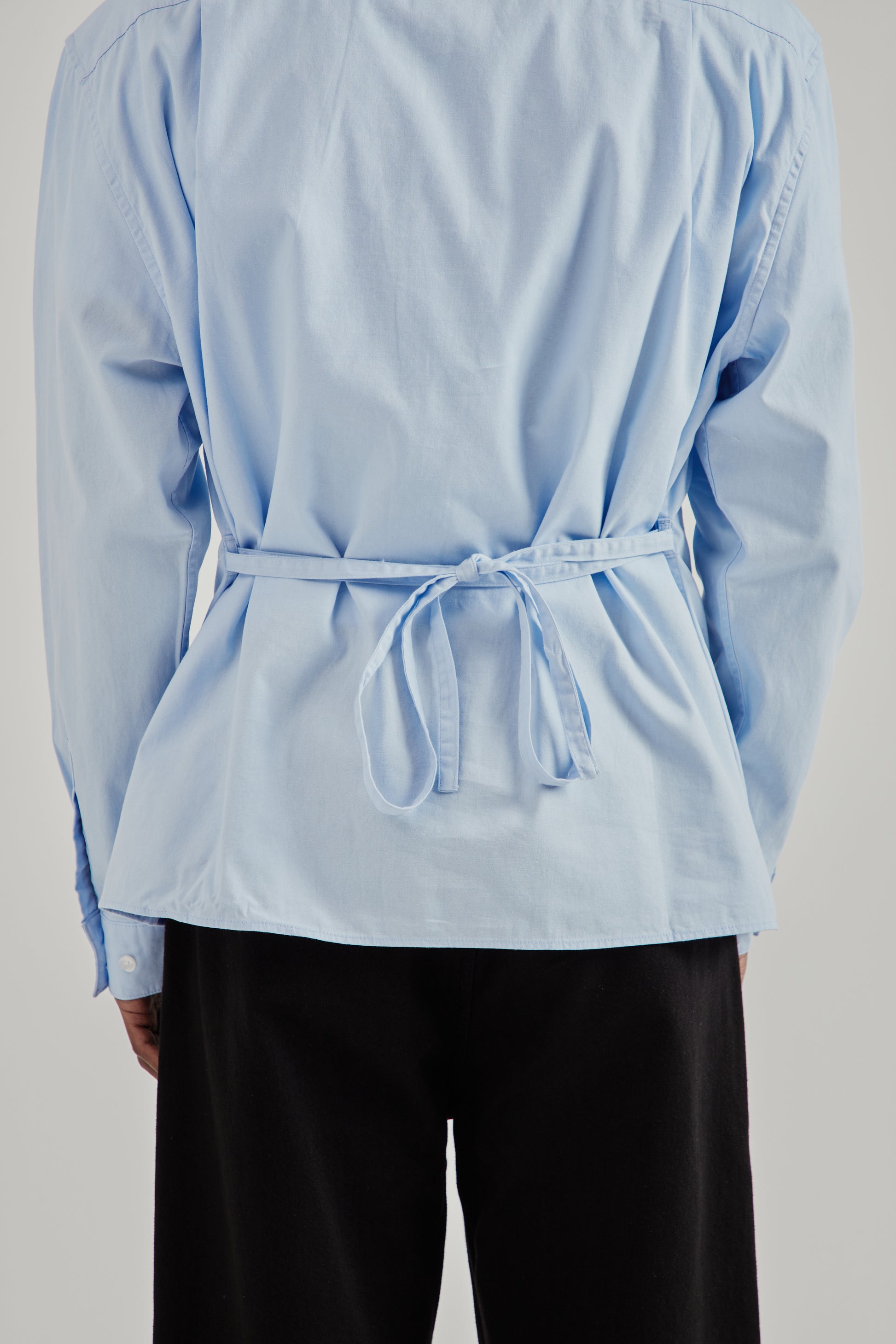 Observe SS26 Poplin Loop Shirt Blue0754