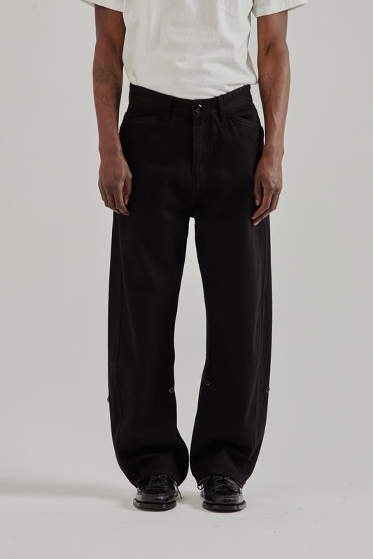 Twisted Cambia Denim Pant - Black