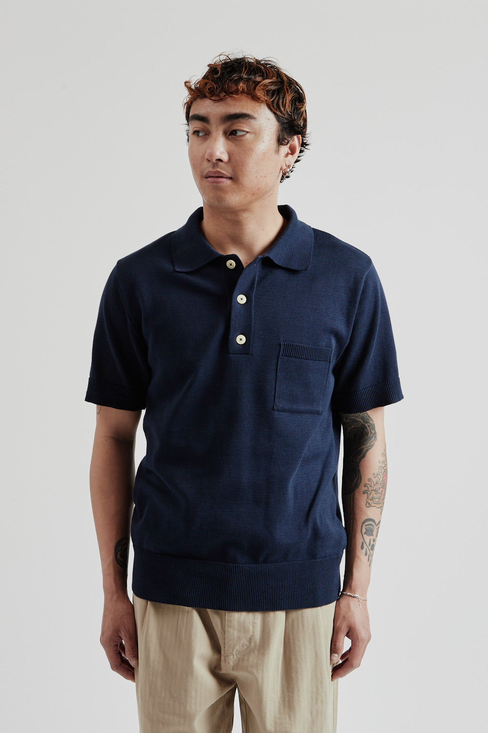 Parages Ropa Parages Lucien Polo - Navy | Wallace Mercantile Shop