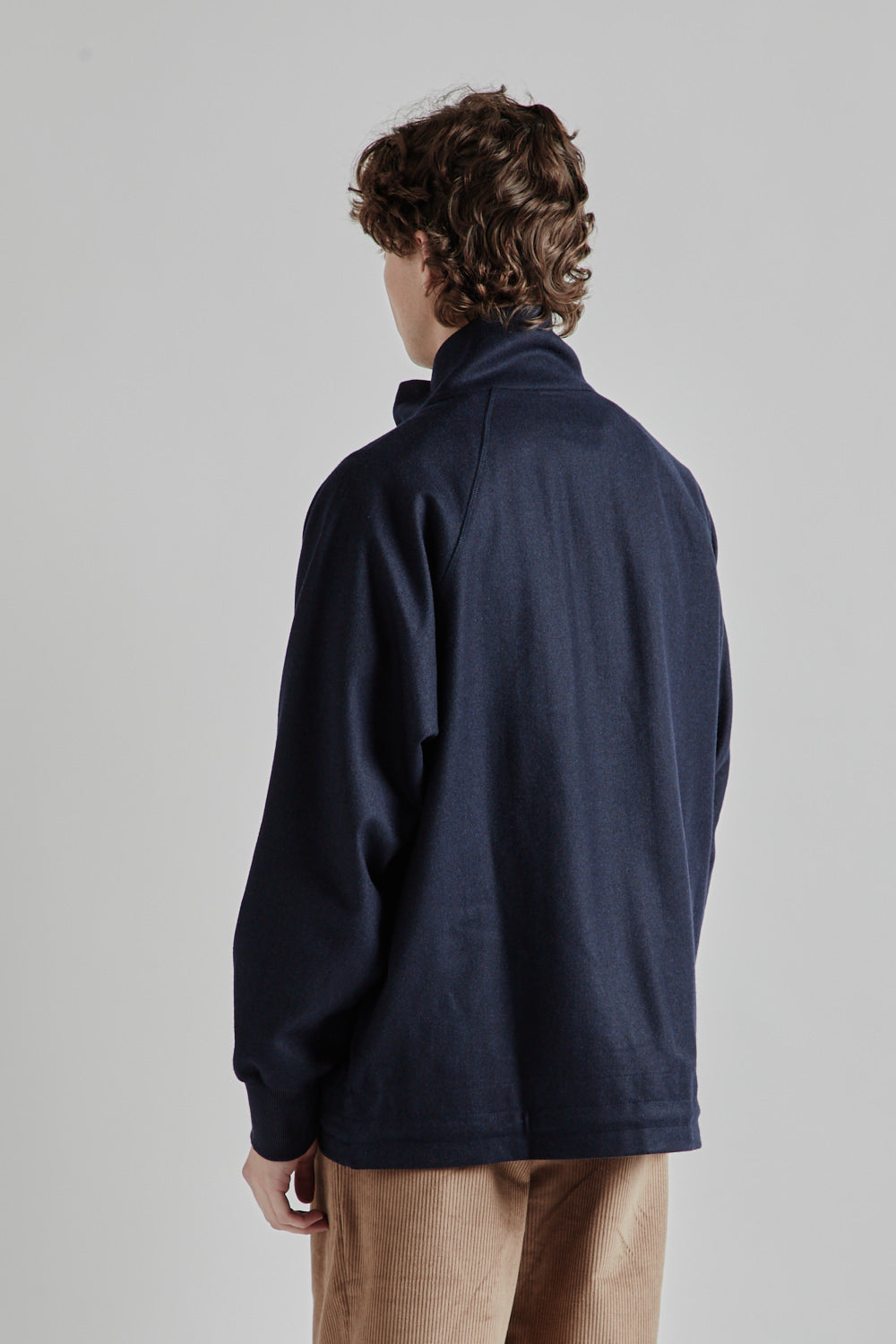 Parages Battle Wool Sweater Navy 4