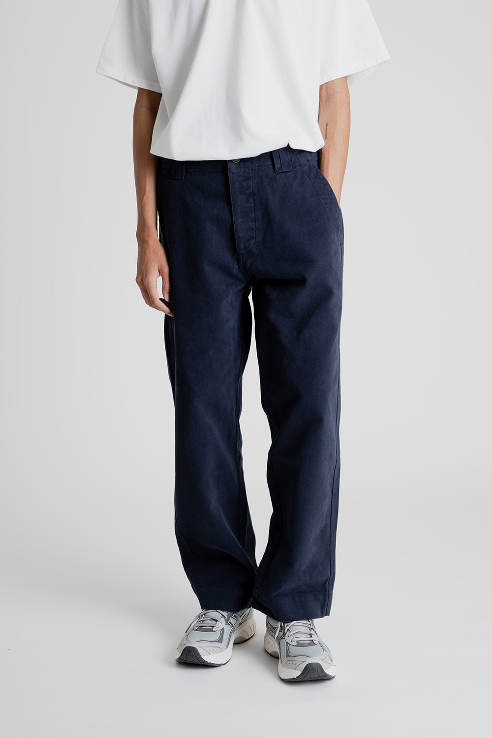 Parages Dad Pants in Navy