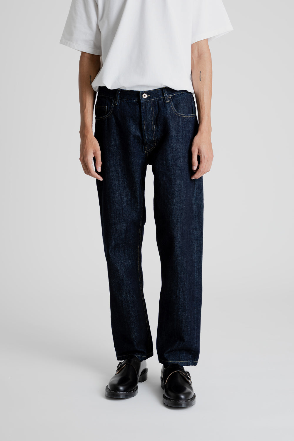 Parages Dean Denim Jean in Raw Denim