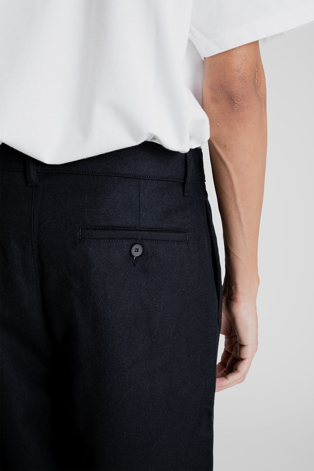 Parages Dock Twill Pants in Black
