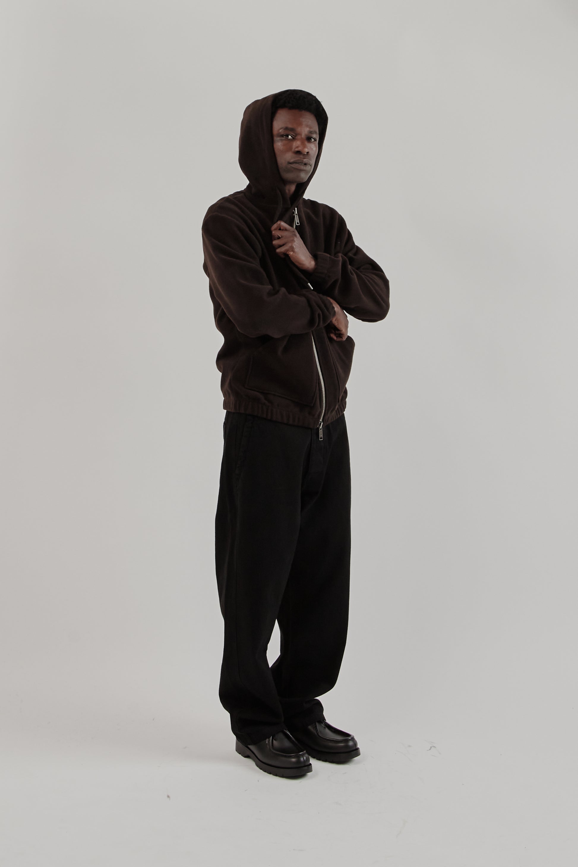 Parages FW25 Bloom Wool Hoodie Dark Brown 12
