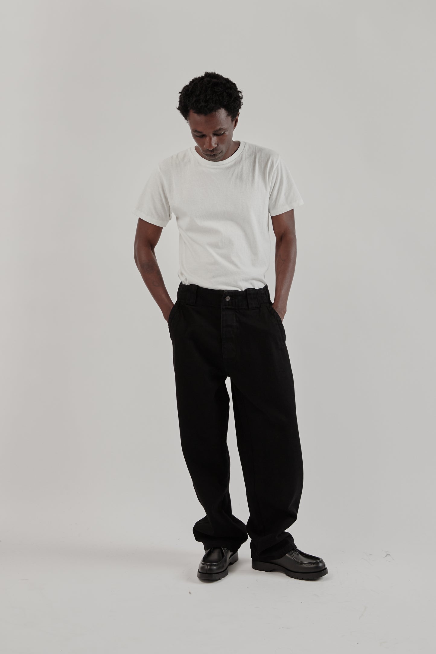 Parages FW25 Dad Denim Black Denim 9