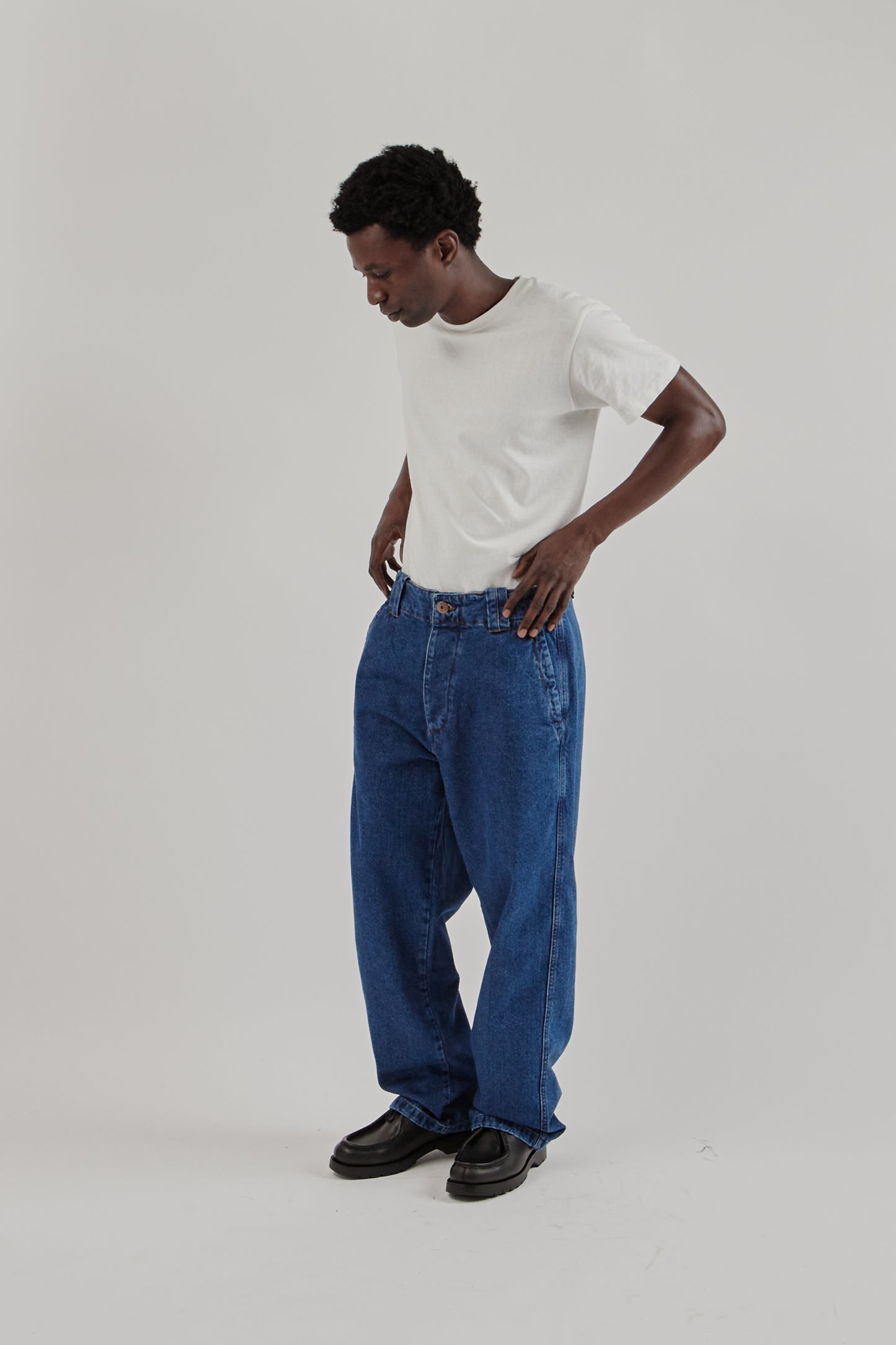 Parages FW25 Dad Denim Pants Stone24